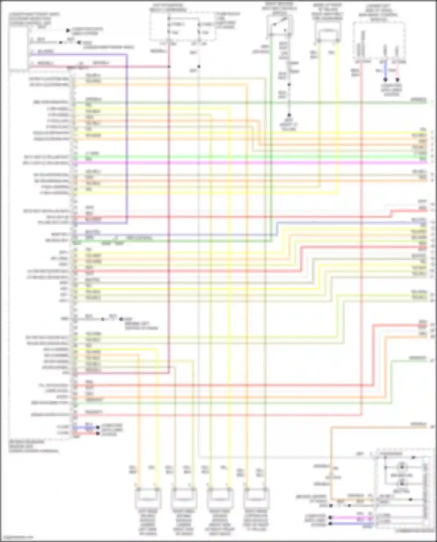 Wiring diagram wht for Infiniti QX80 I facelift 3 (2020-2024) (58 of 90)