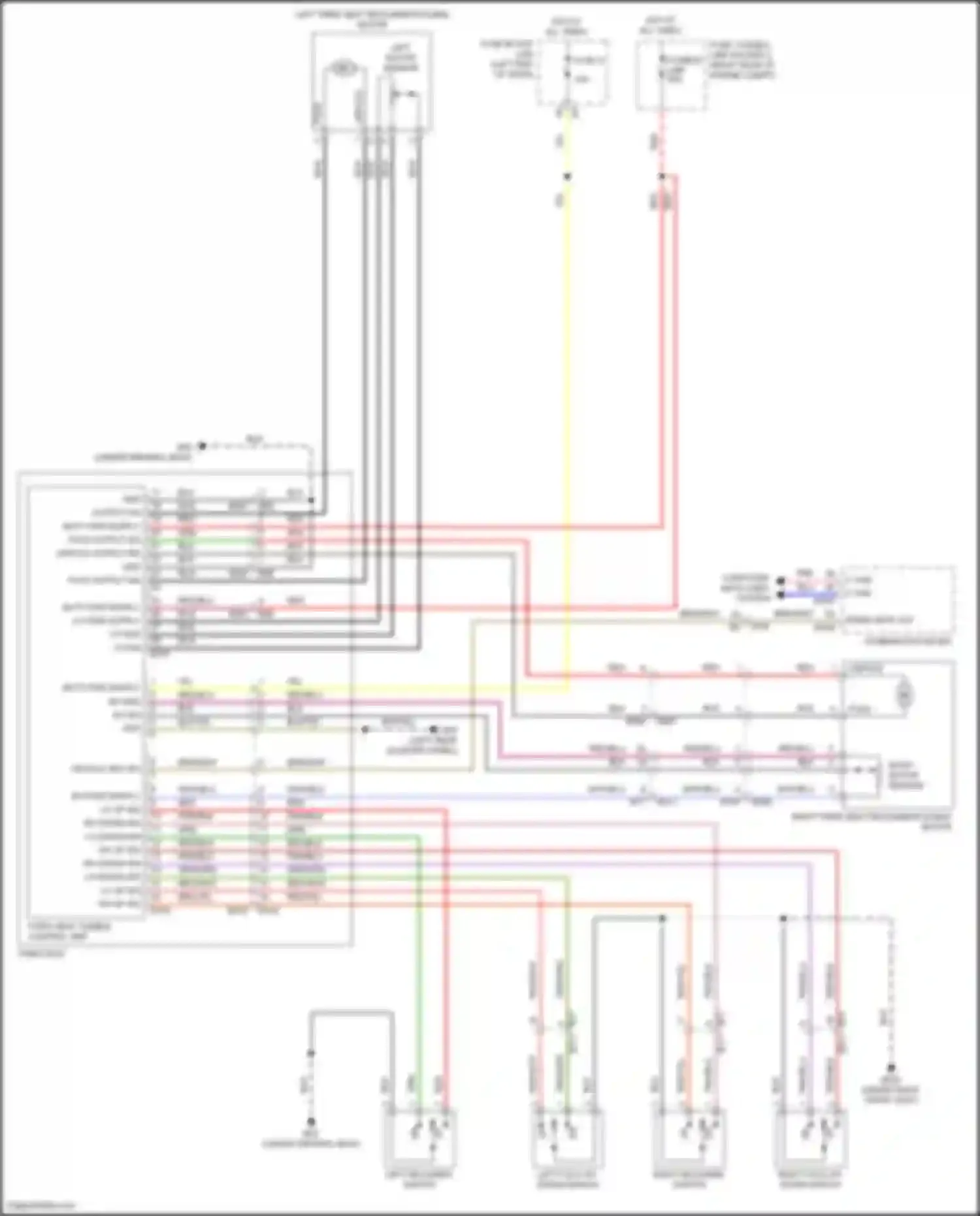 Wiring diagram yel for Infiniti QX80 I facelift 3 (2020-2024) (10 of 87)