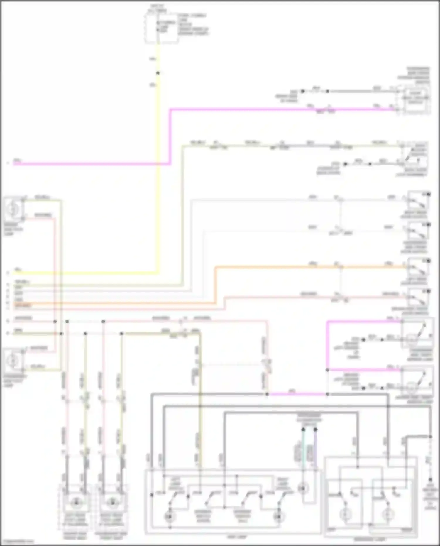 Wiring diagram yel for Infiniti QX80 I facelift 3 (2020-2024) (74 of 87)