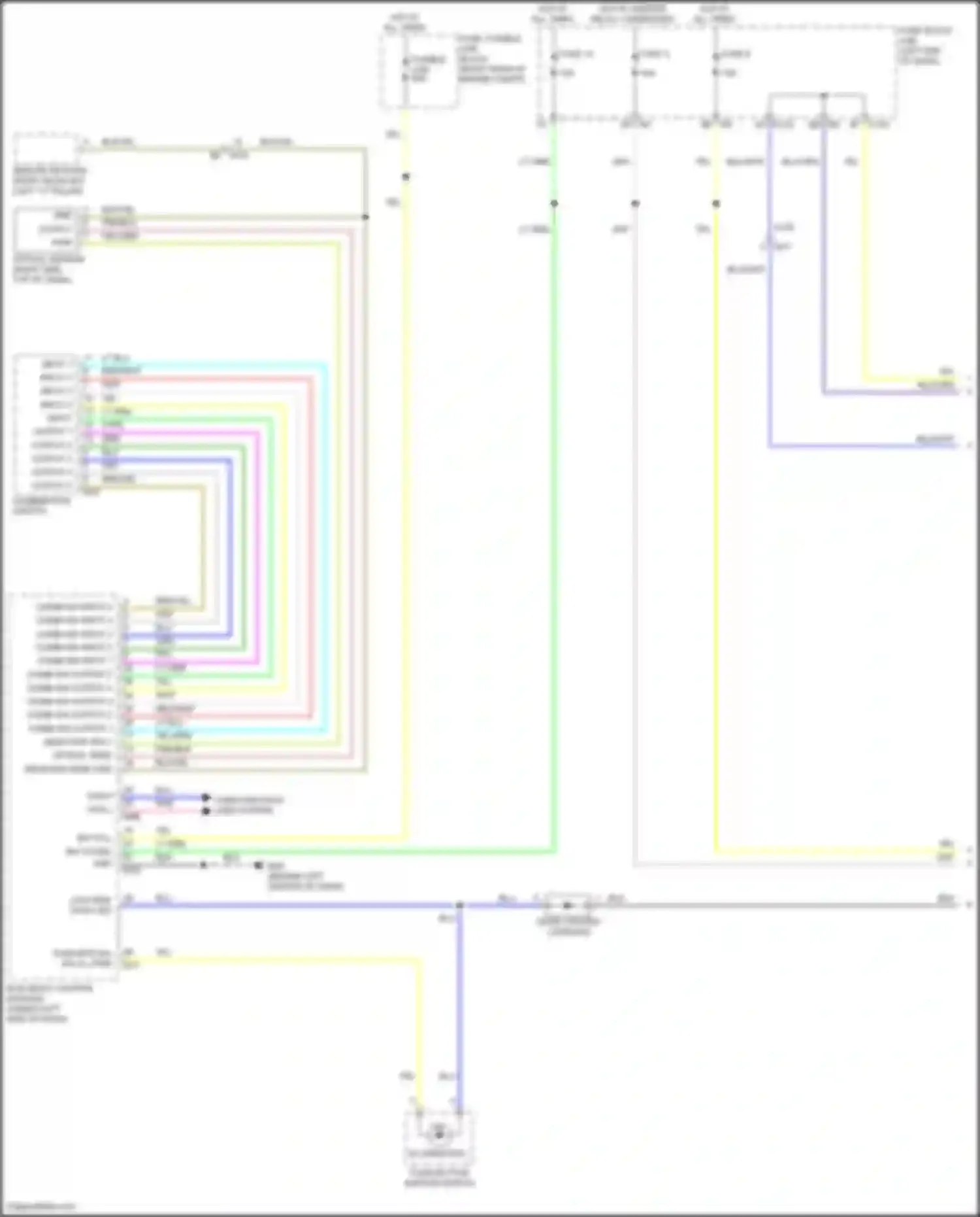 Wiring diagram yel for Infiniti QX80 I facelift 3 (2020-2024) (76 of 87)