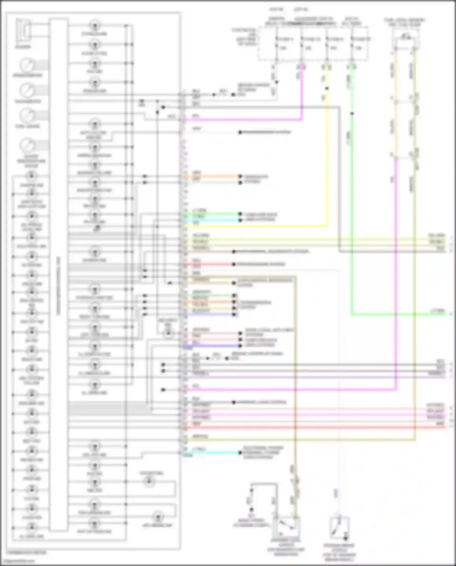 Wiring diagram yel/blu for Infiniti QX80 I facelift 3 (2020-2024) (33 of 36)