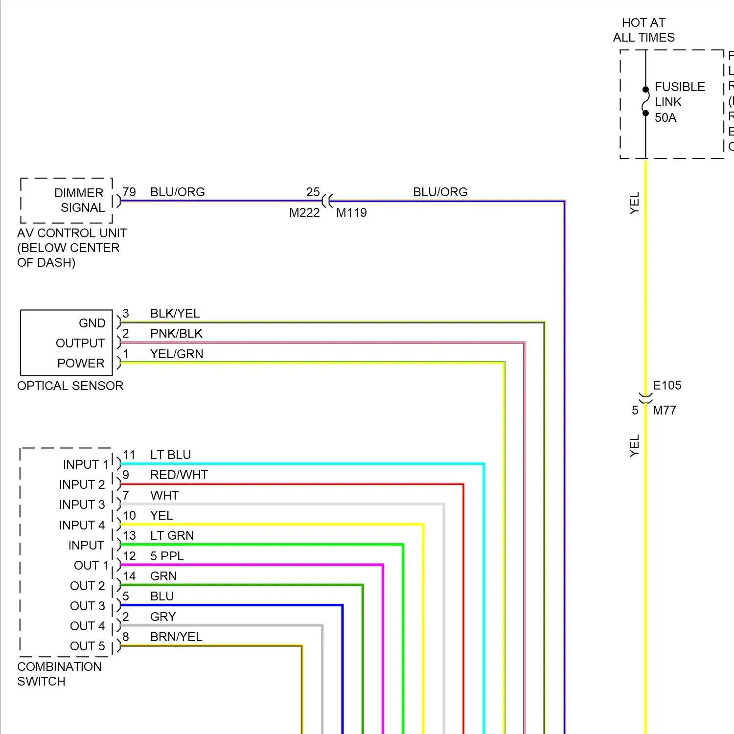 demo - Instrument illumination circuit (1 of 2) Instrument illumination circuit (1 of 2)