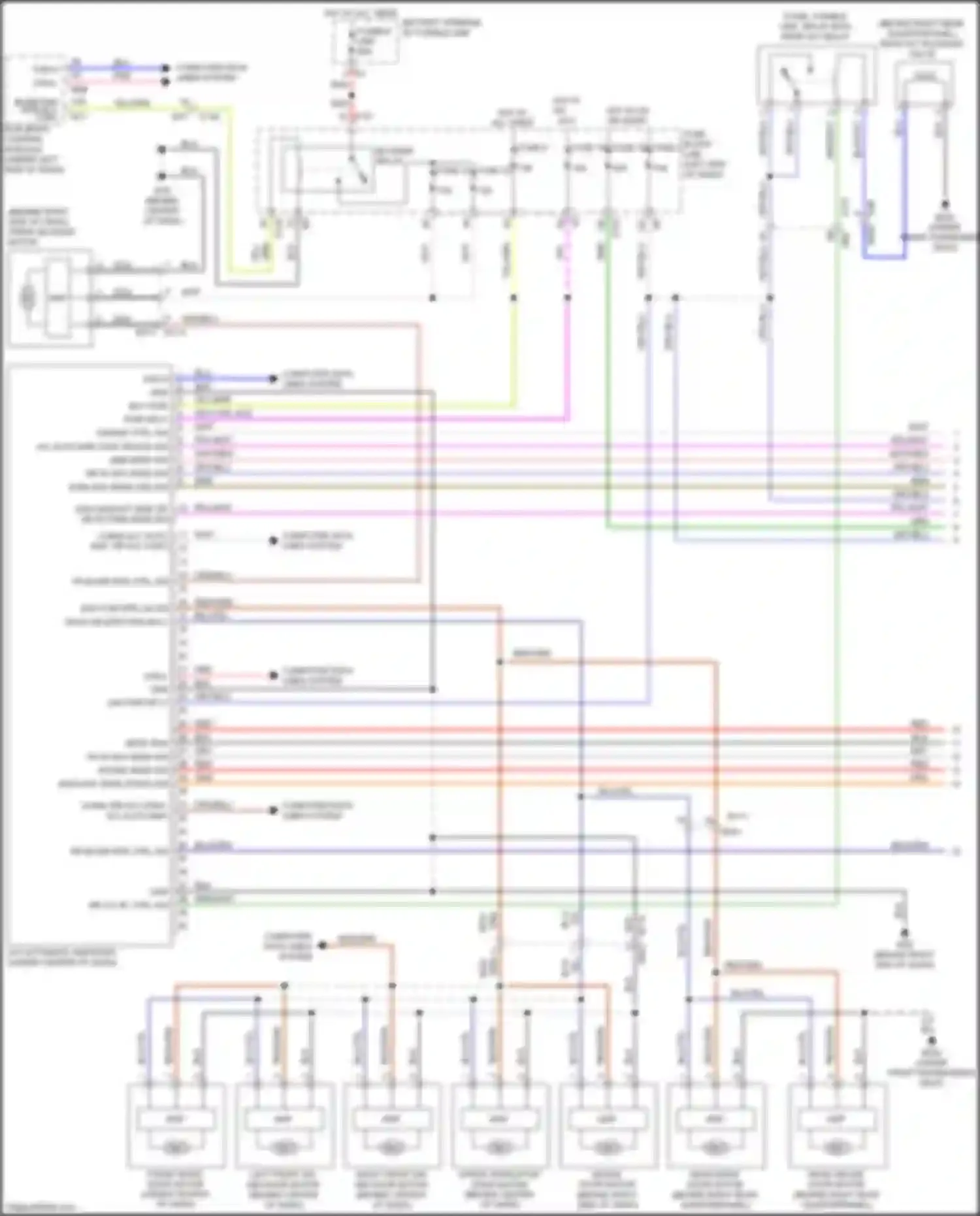Wiring diagram a/c auto amp cont recog sig for Infiniti QX80 I (2013-2014) (1 of 1)
