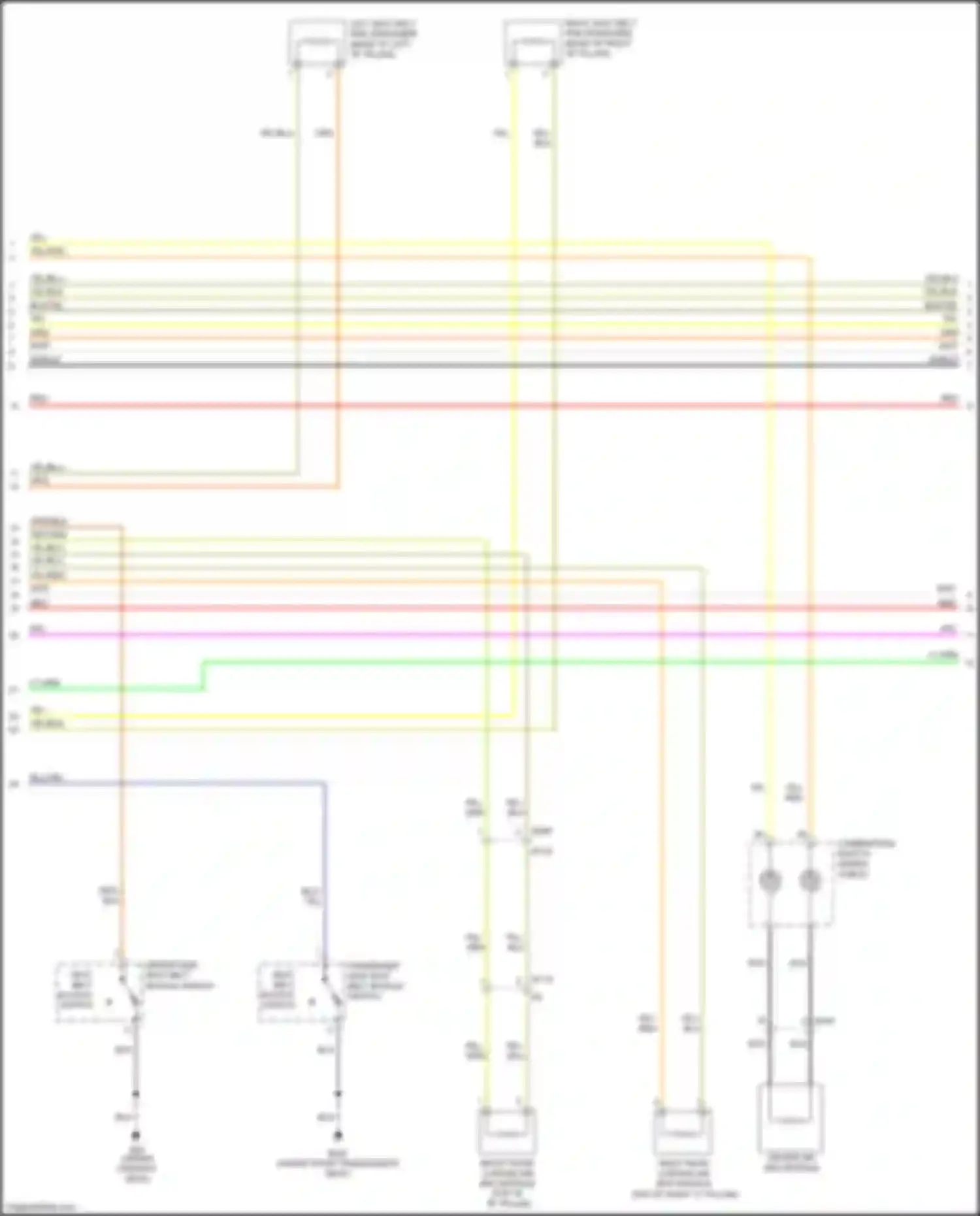 Wiring diagram blk/yel for Infiniti QX80 I (2013-2014) (8 of 15)