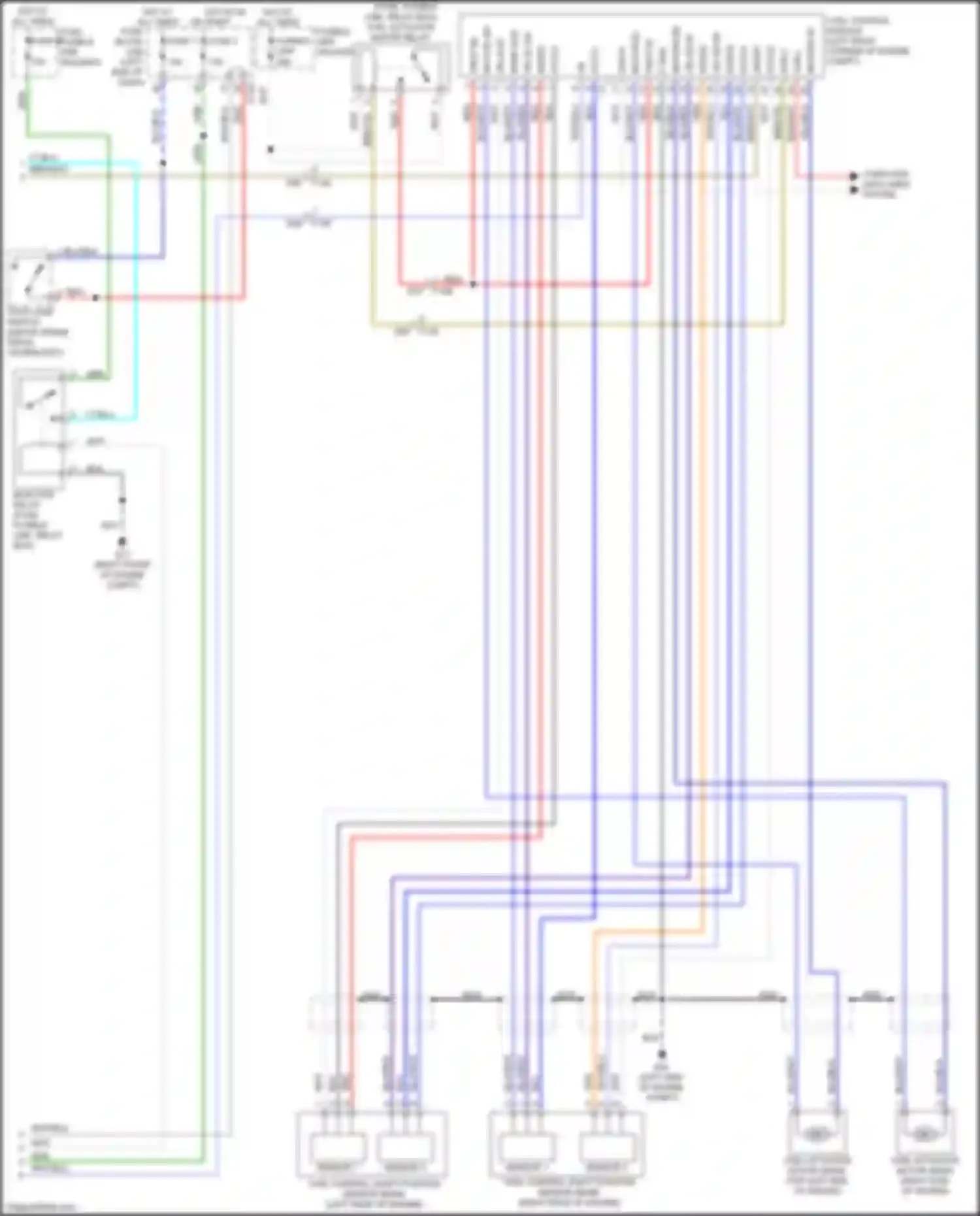 Wiring diagram blu/red for Infiniti QX80 I (2013-2014) (28 of 28)