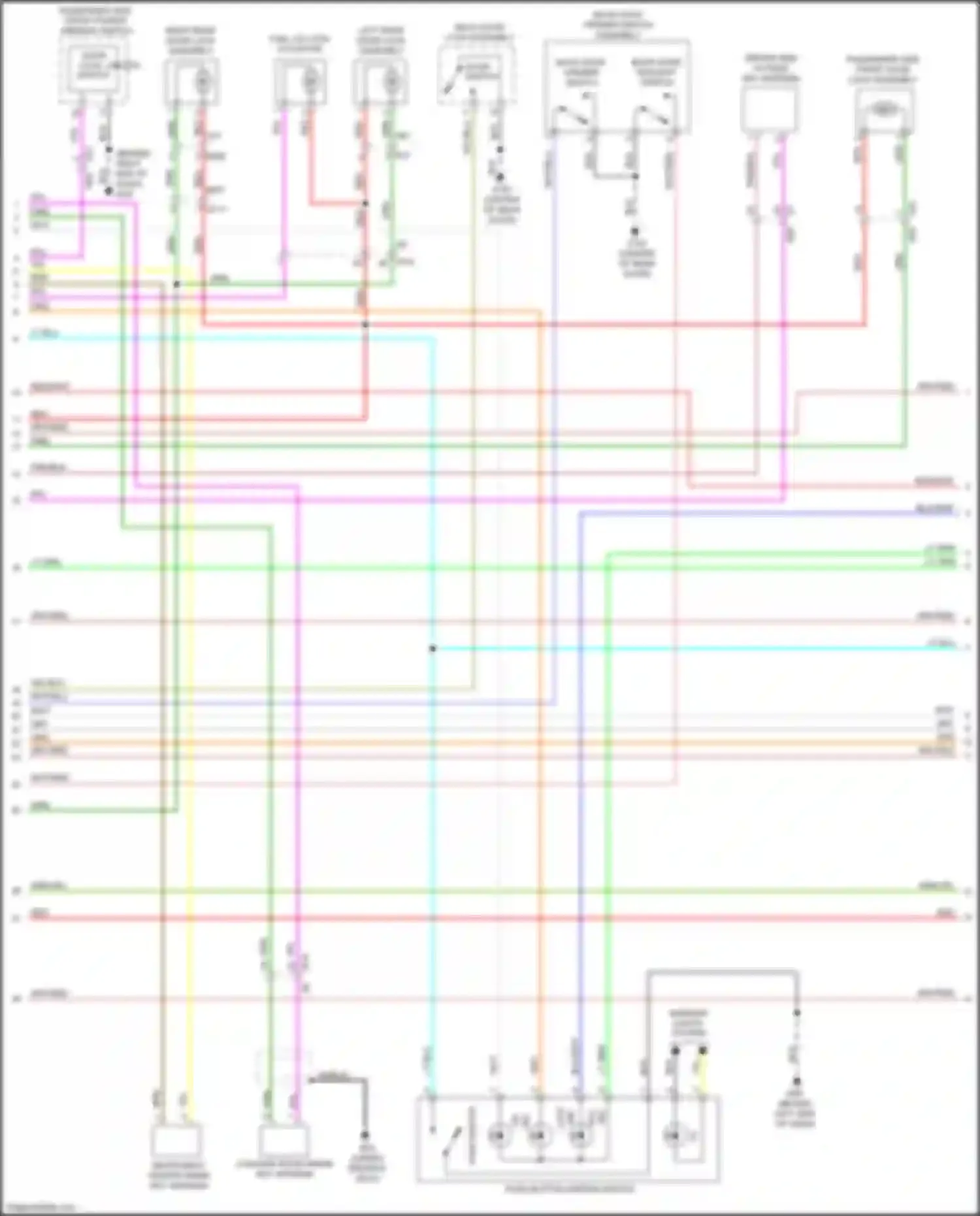 Wiring diagram blu/wht for Infiniti QX80 I (2013-2014) (3 of 46)
