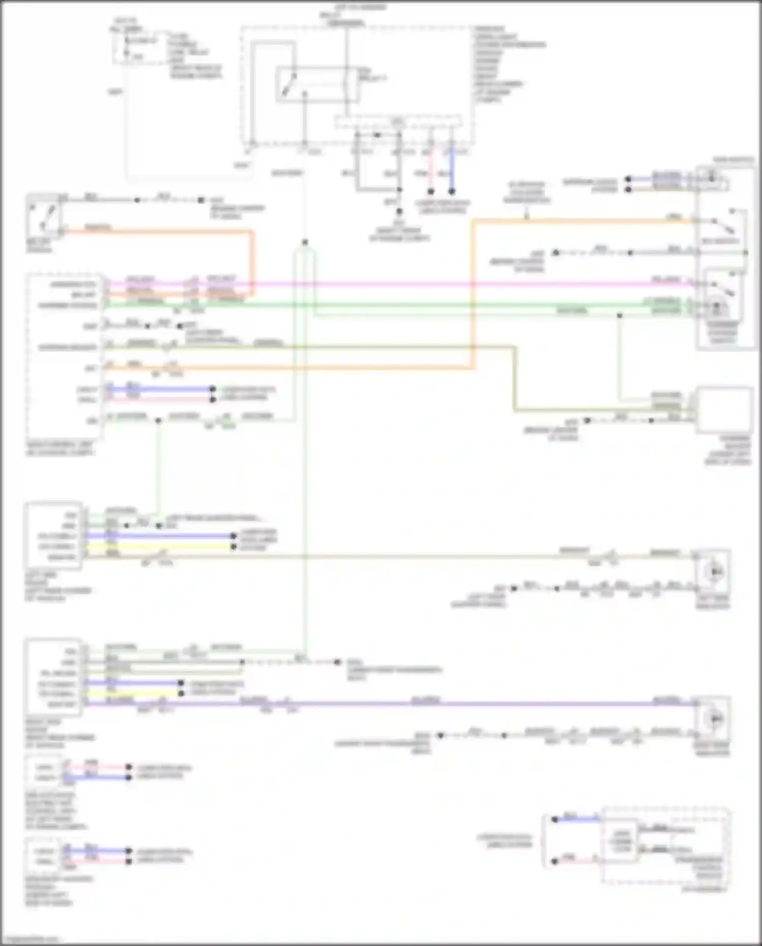 Wiring diagram brn/wht for Infiniti QX80 I (2013-2014) (3 of 16)