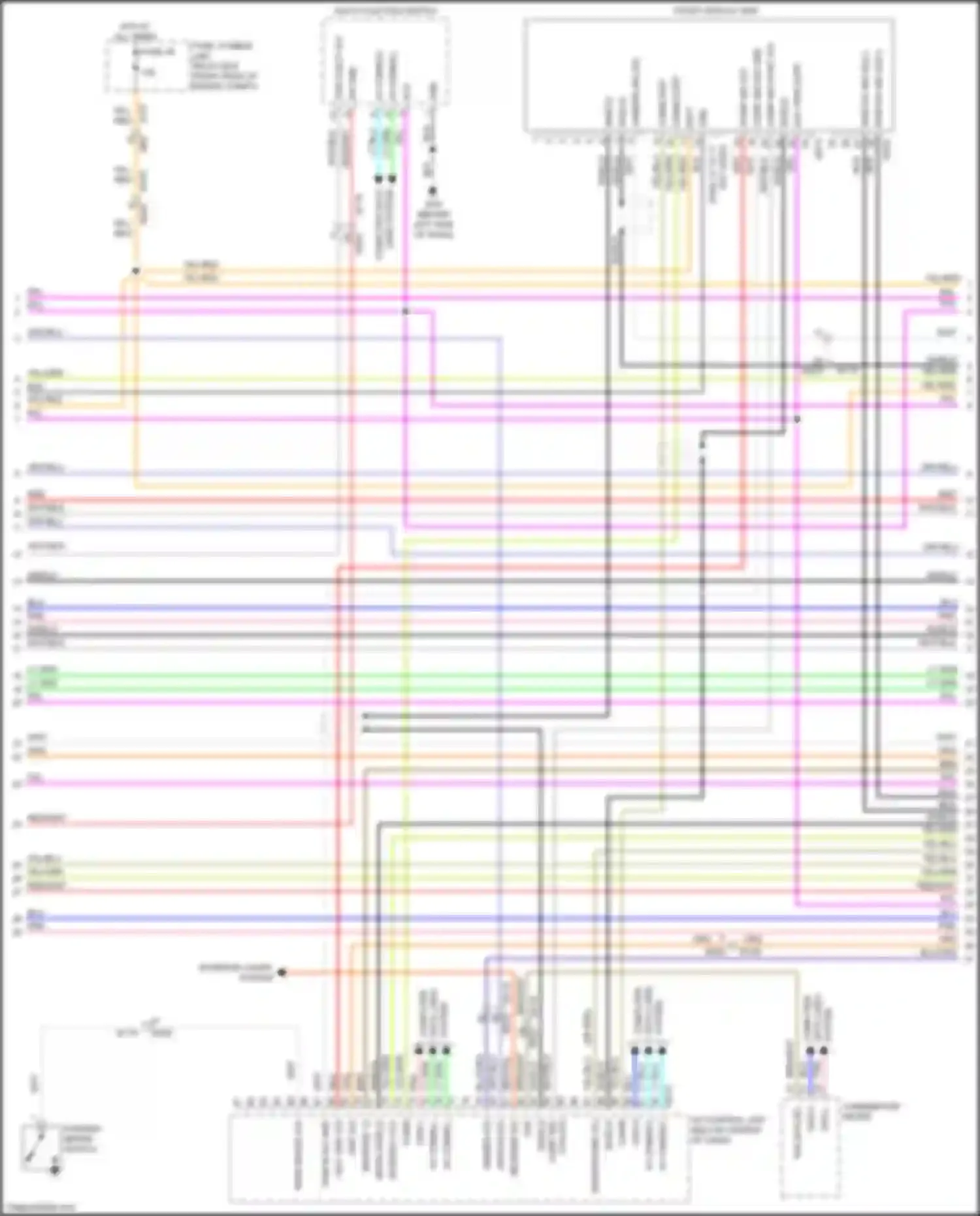 Wiring diagram comp img sig for Infiniti QX80 I (2013-2014) (1 of 8)