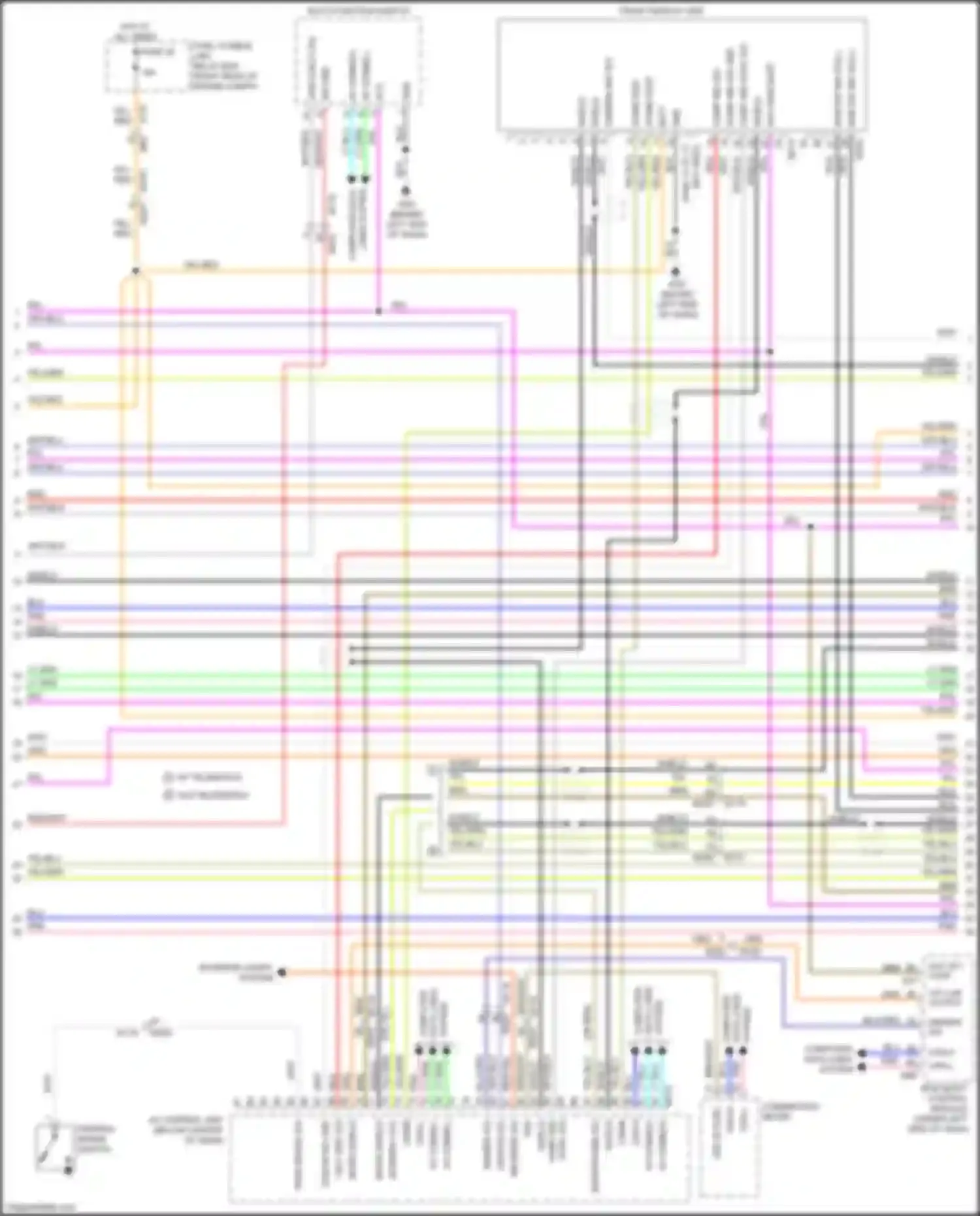 Wiring diagram comp img sync sig for Infiniti QX80 I (2013-2014) (2 of 4)