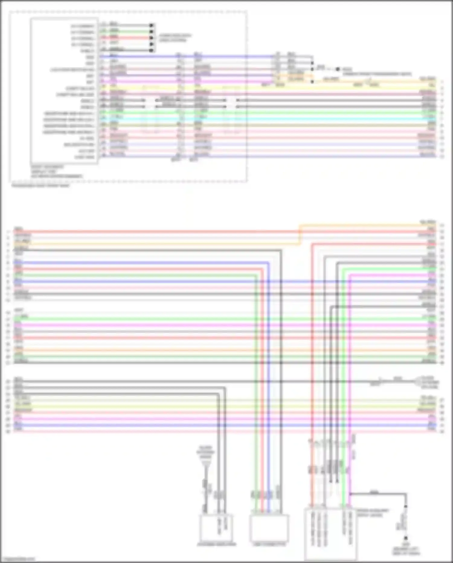Wiring diagram compt img sig gnd for Infiniti QX80 I (2013-2014) (1 of 8)