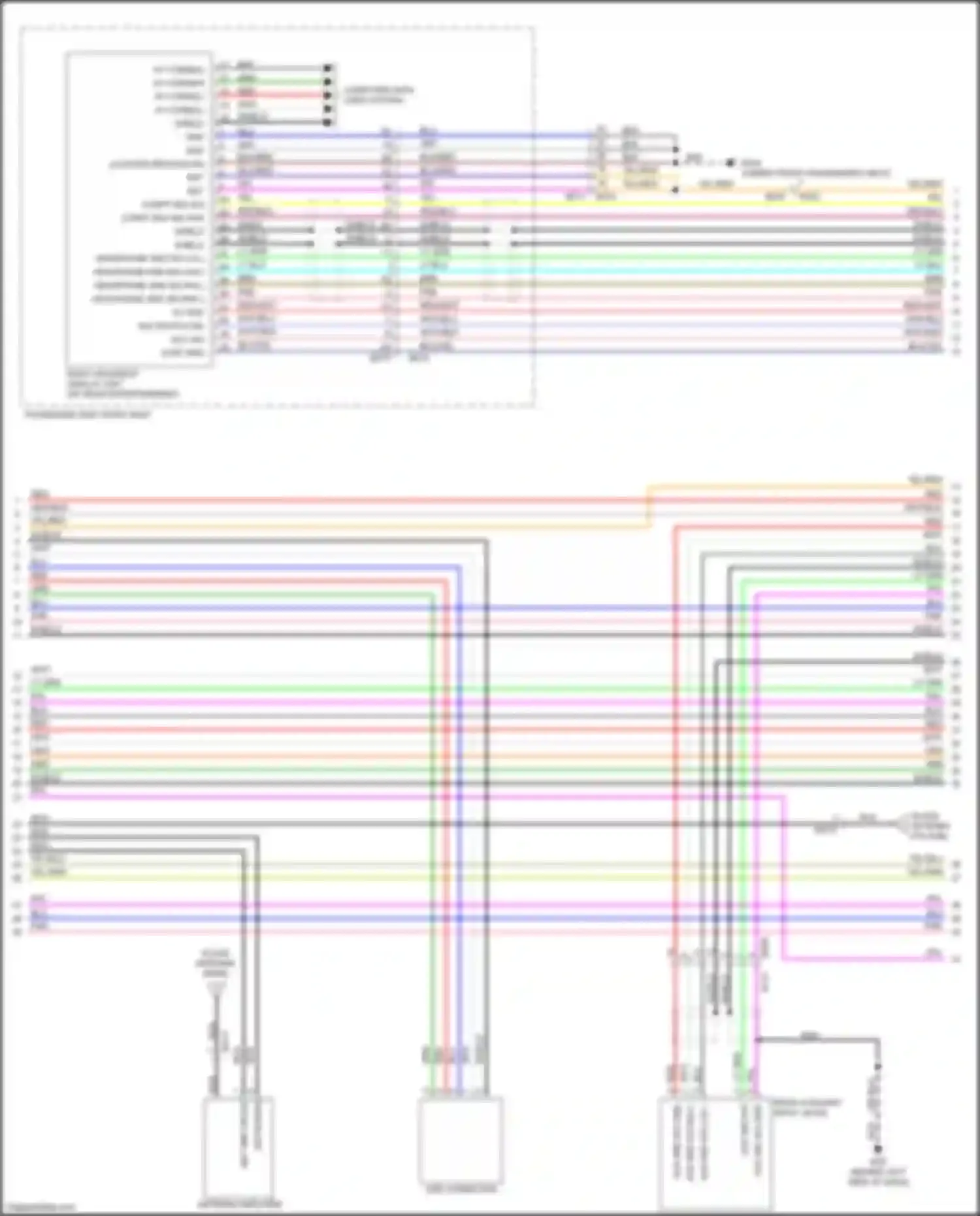 Wiring diagram compt img sig gnd for Infiniti QX80 I (2013-2014) (3 of 8)