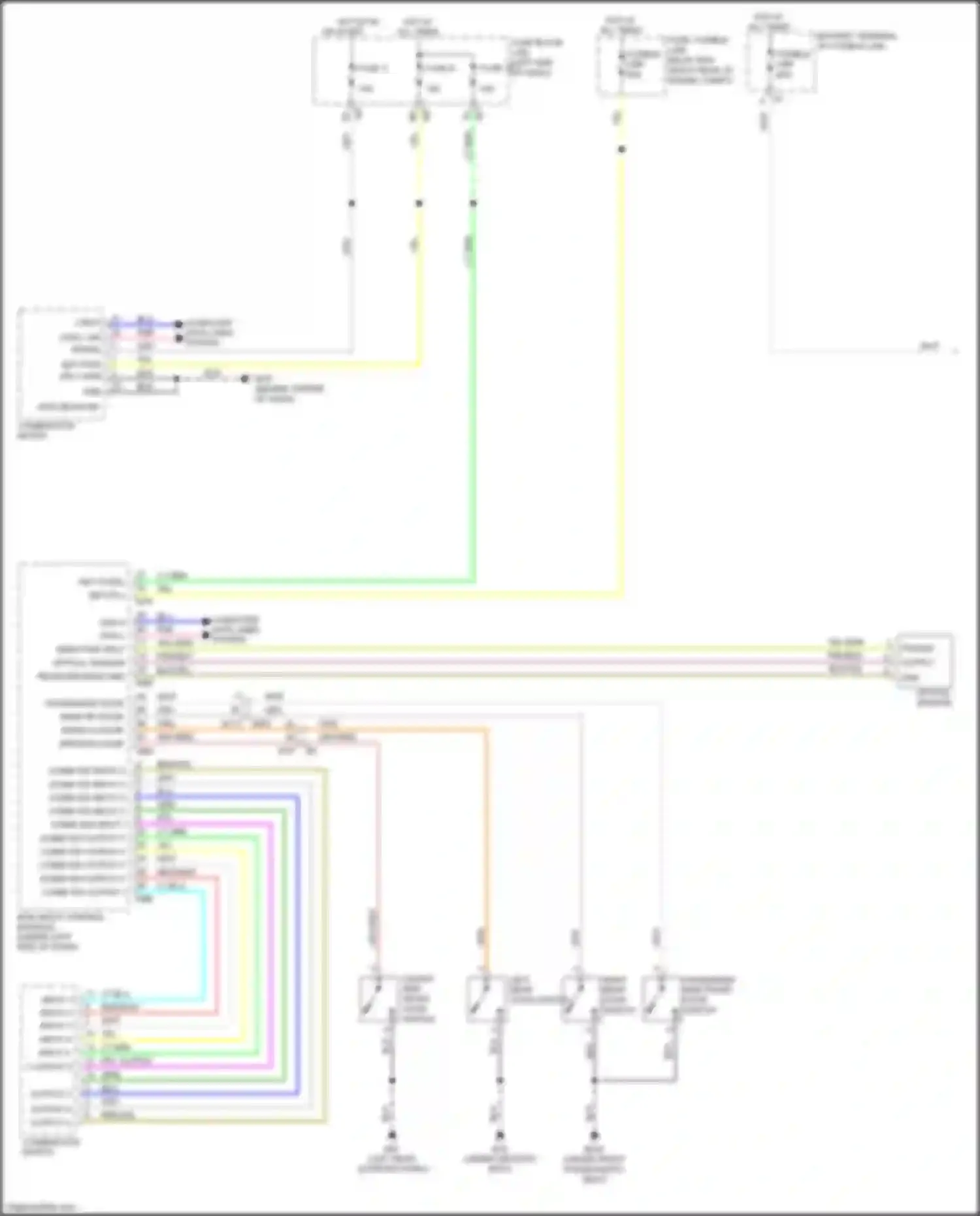 Wiring diagram fuse, fusible link, relay box for Infiniti QX80 I (2013-2014) (24 of 39)
