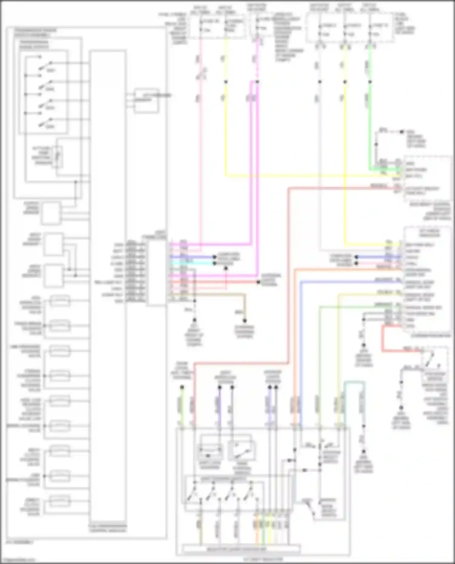 Wiring diagram fusible link k for Infiniti QX80 I (2013-2014) (1 of 18)