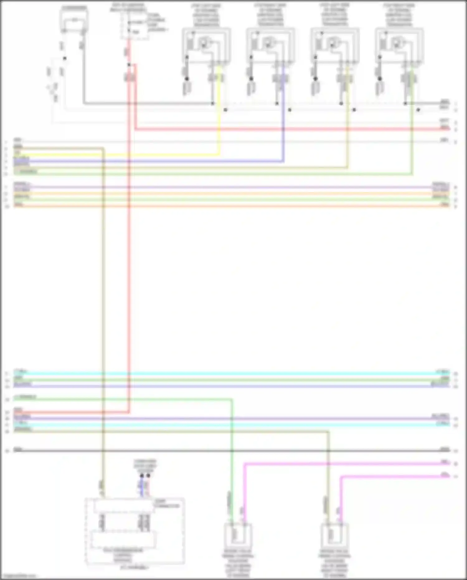 Wiring diagram grn/yel for Infiniti QX80 I (2013-2014) (23 of 25)