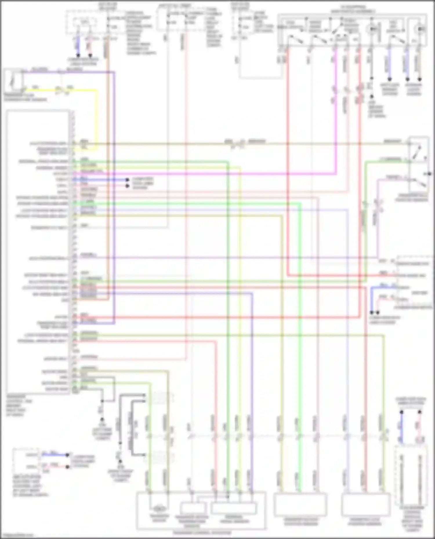Wiring diagram hot in on or start for Infiniti QX80 I (2013-2014) (11 of 33)