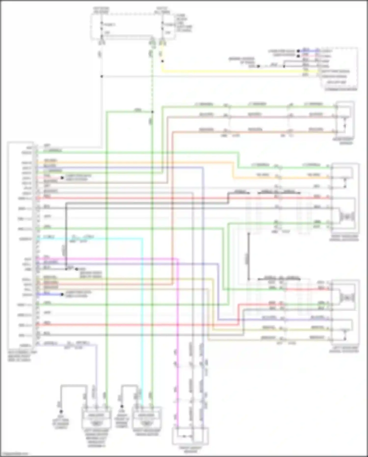 Wiring diagram hs-r for Infiniti QX80 I (2013-2014) (1 of 1)