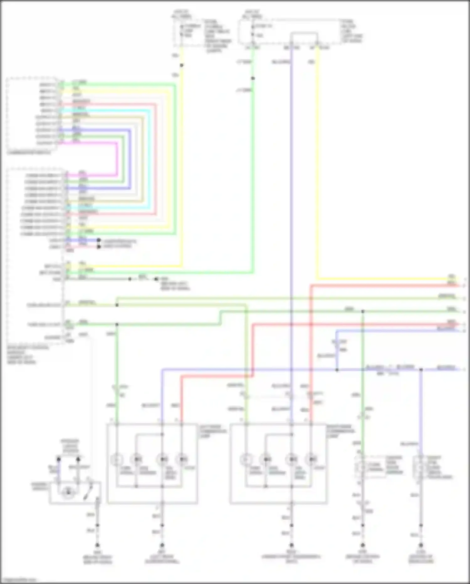 Wiring diagram output 5 for Infiniti QX80 I (2013-2014) (2 of 4)