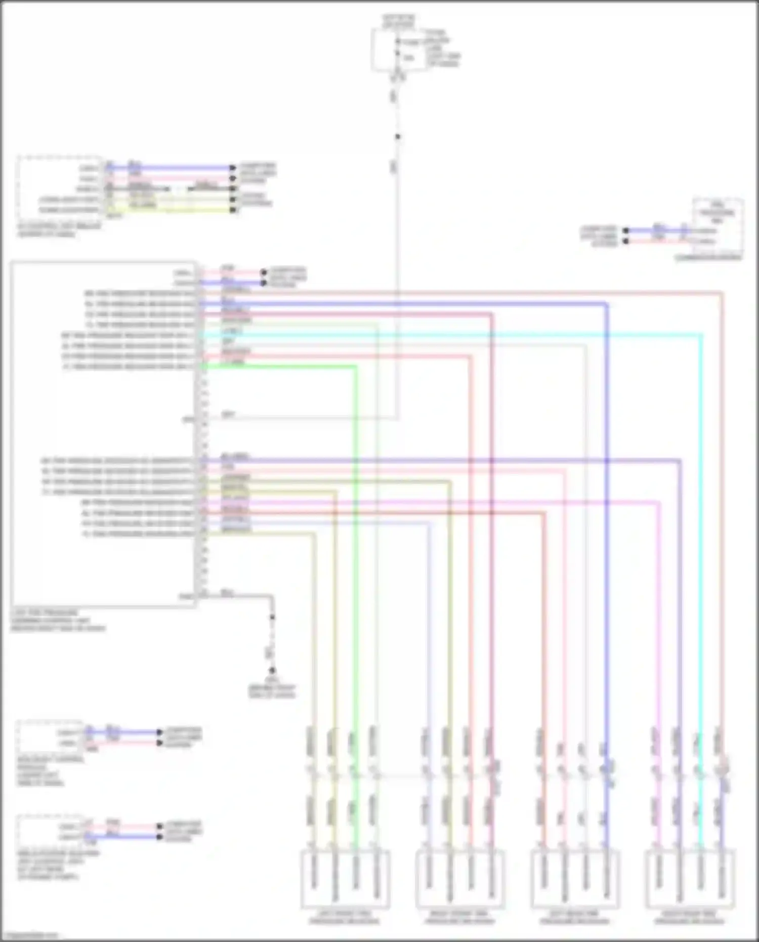 Wiring diagram rl tire pressure receiver sig for Infiniti QX80 I (2013-2014) (1 of 1)