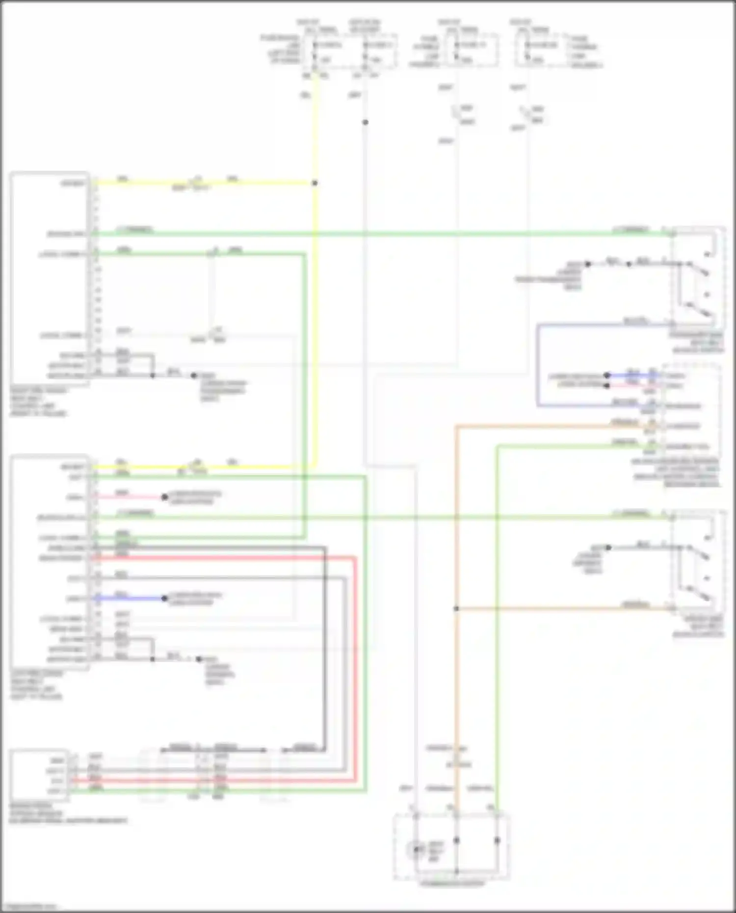 Wiring diagram sens power 1 for Infiniti QX80 I (2013-2014) (1 of 1)