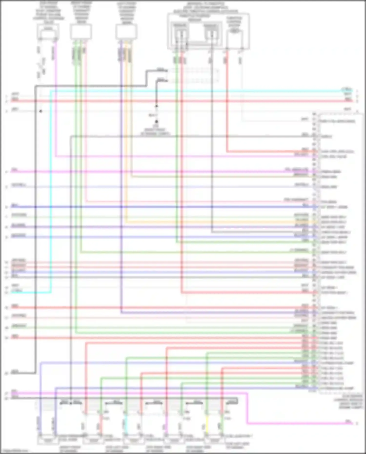 Wiring diagram sensor 1 for Infiniti QX80 I (2013-2014) (3 of 5)