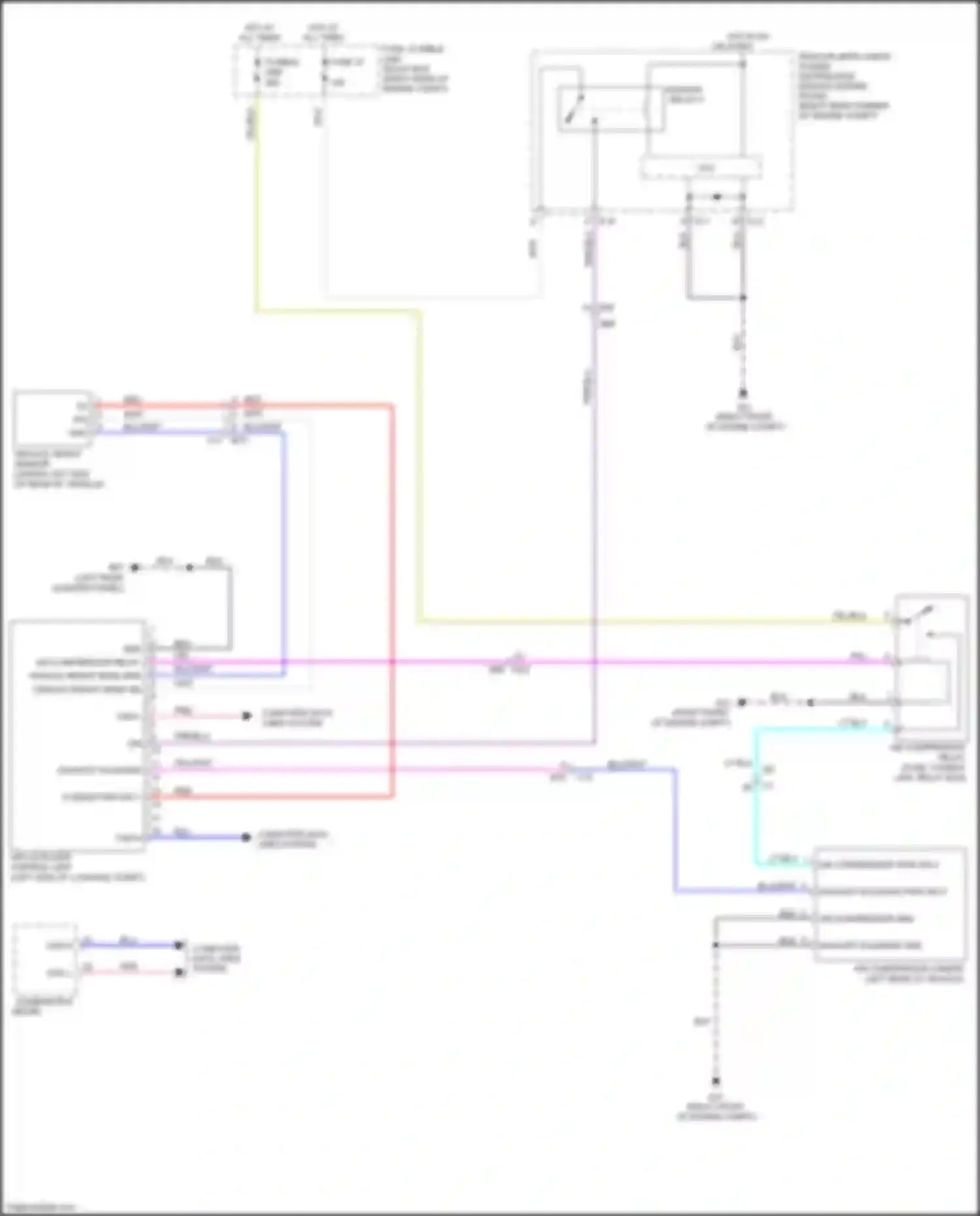 Wiring diagram yel/blk for Infiniti QX80 I (2013-2014) (11 of 13)