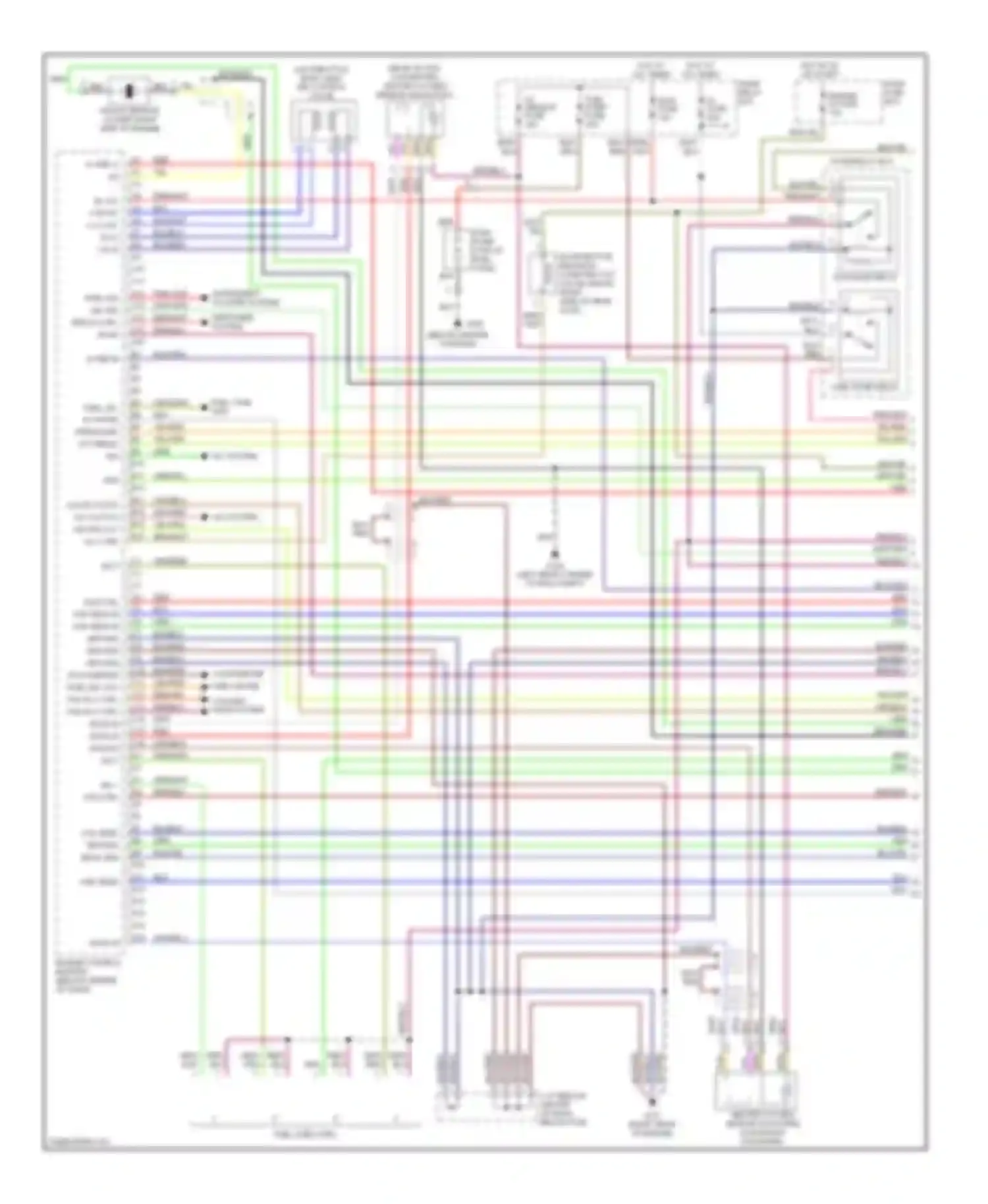Amigo Isuzu II (1998-2000): Wiring diagram engine performance 2.2ls (1 of 3)