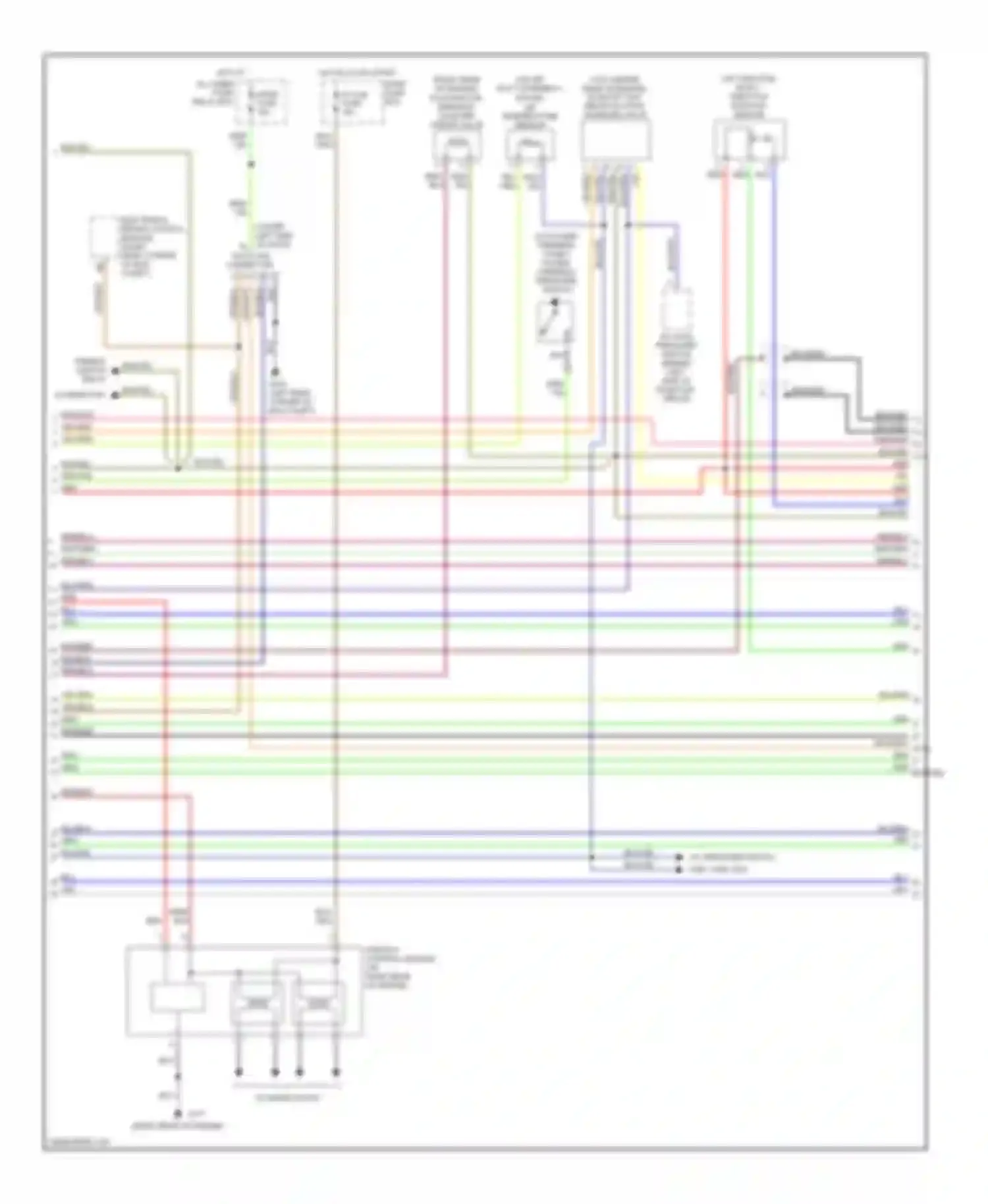 Amigo Isuzu II (1998-2000): Wiring diagram engine performance 2.2ls (2 of 3)