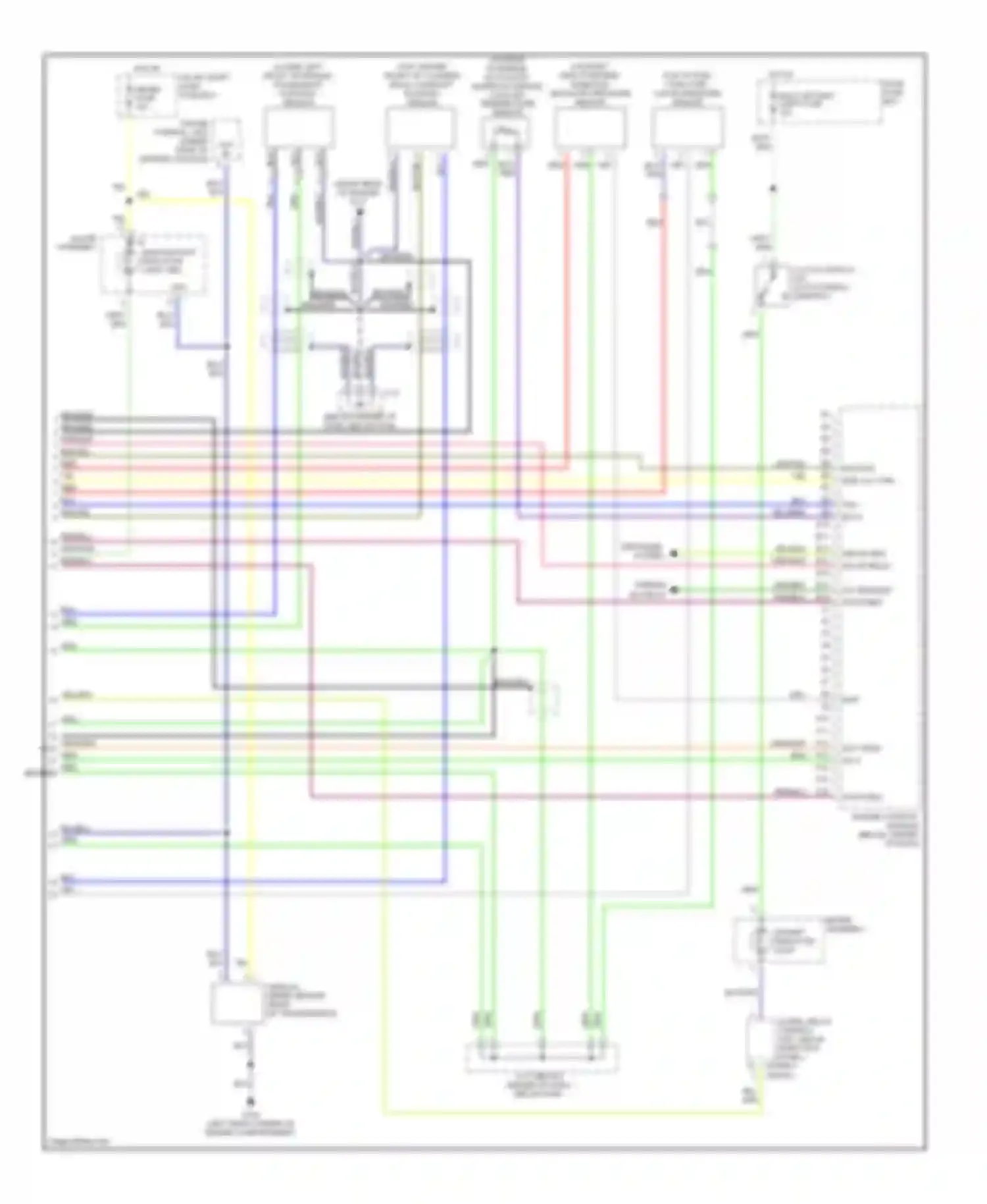 Amigo Isuzu II (1998-2000): Wiring diagram engine performance 2.2ls (3 of 3)