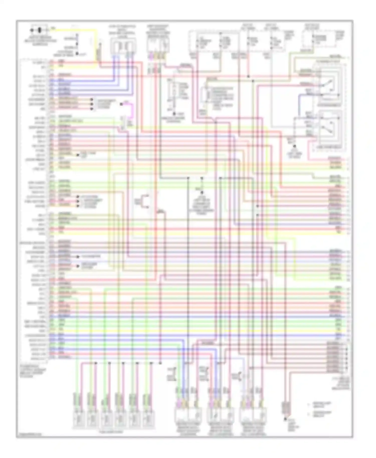 Amigo Isuzu II (1998-2000): Wiring diagram engine performance 3.2ls (1 of 4)