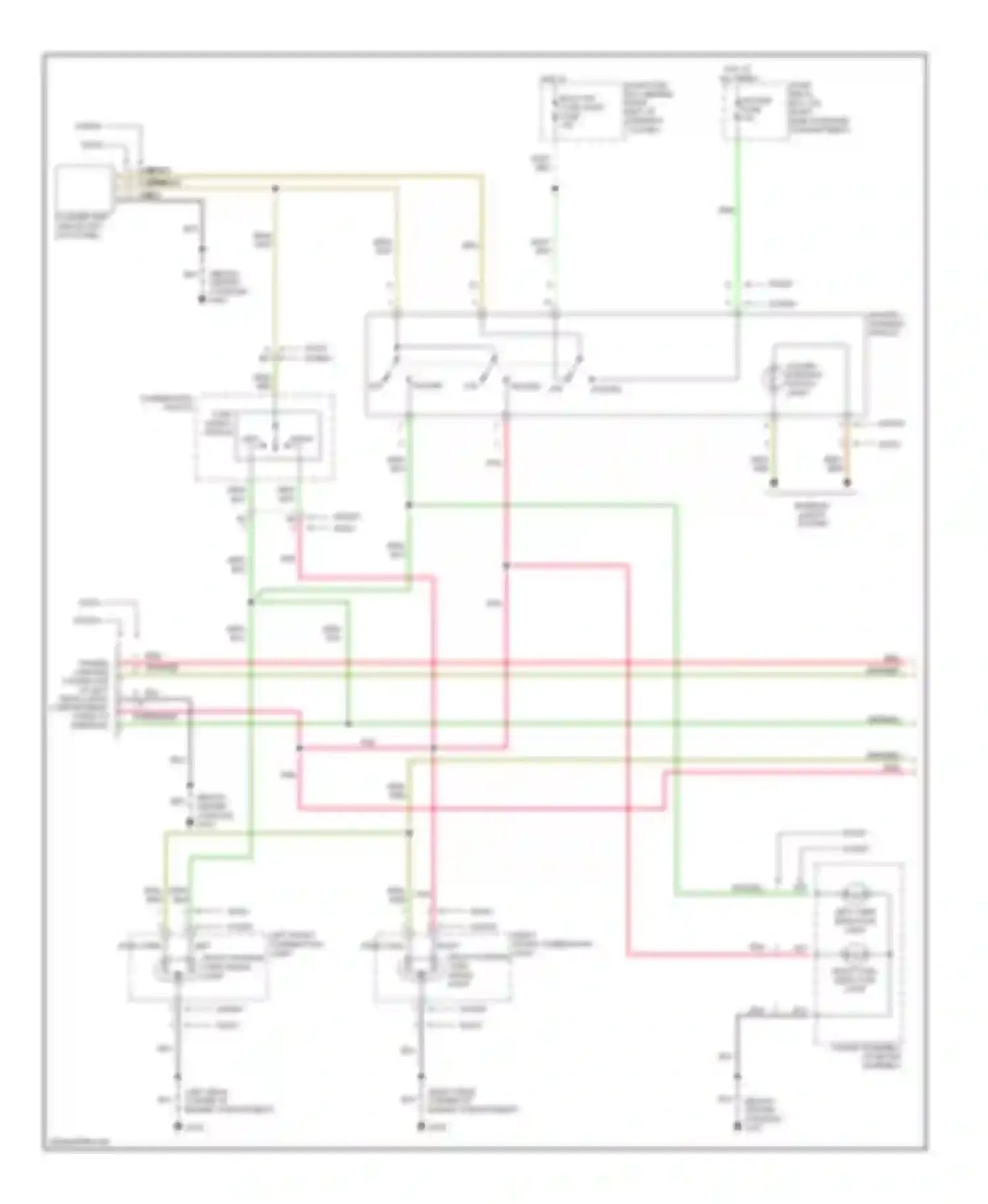 Amigo Isuzu II (1998-2000): Exterior lamps circuit (1 of 2)