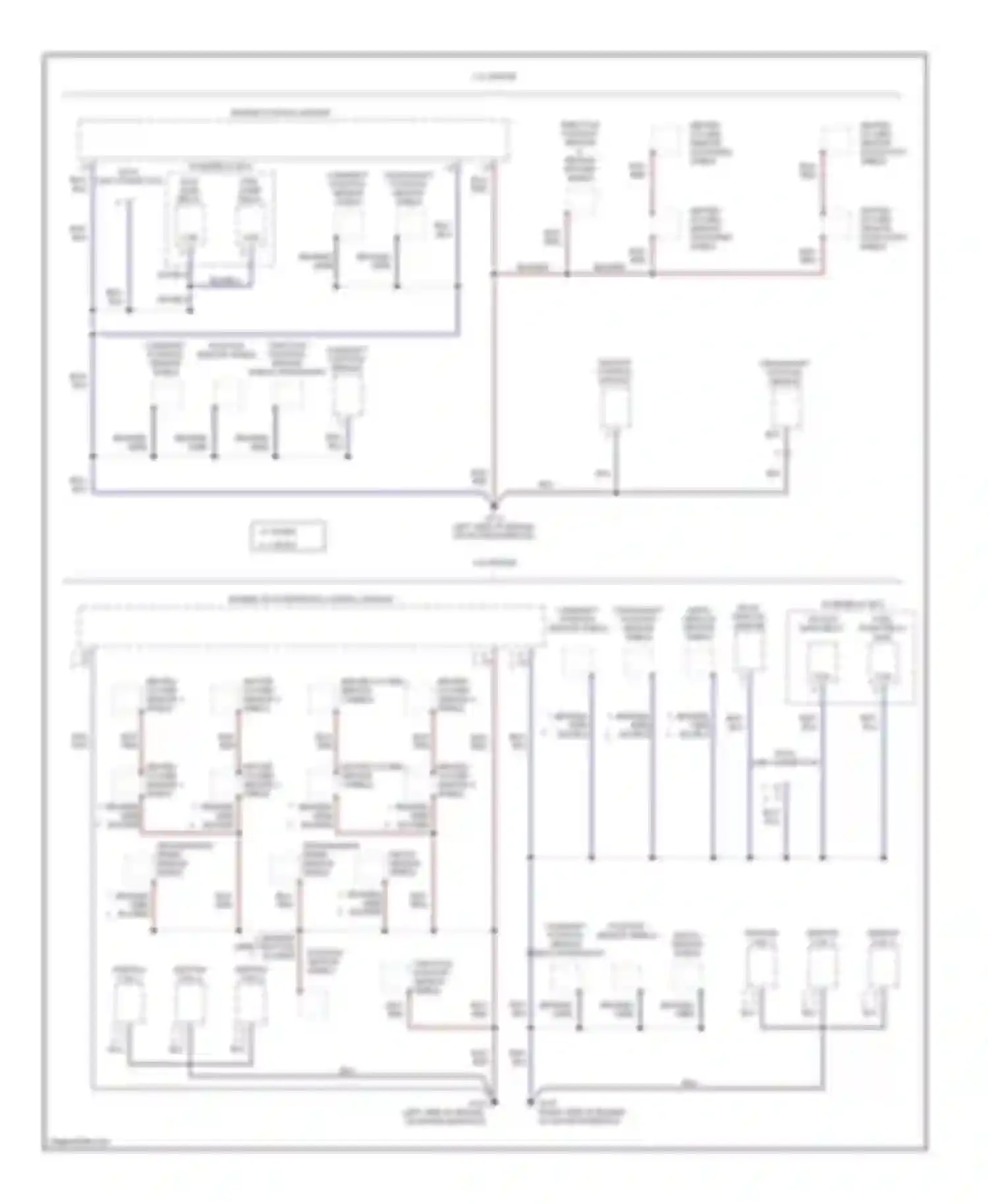 Amigo Isuzu II (1998-2000): Ground distribution circuit (2 of 4)