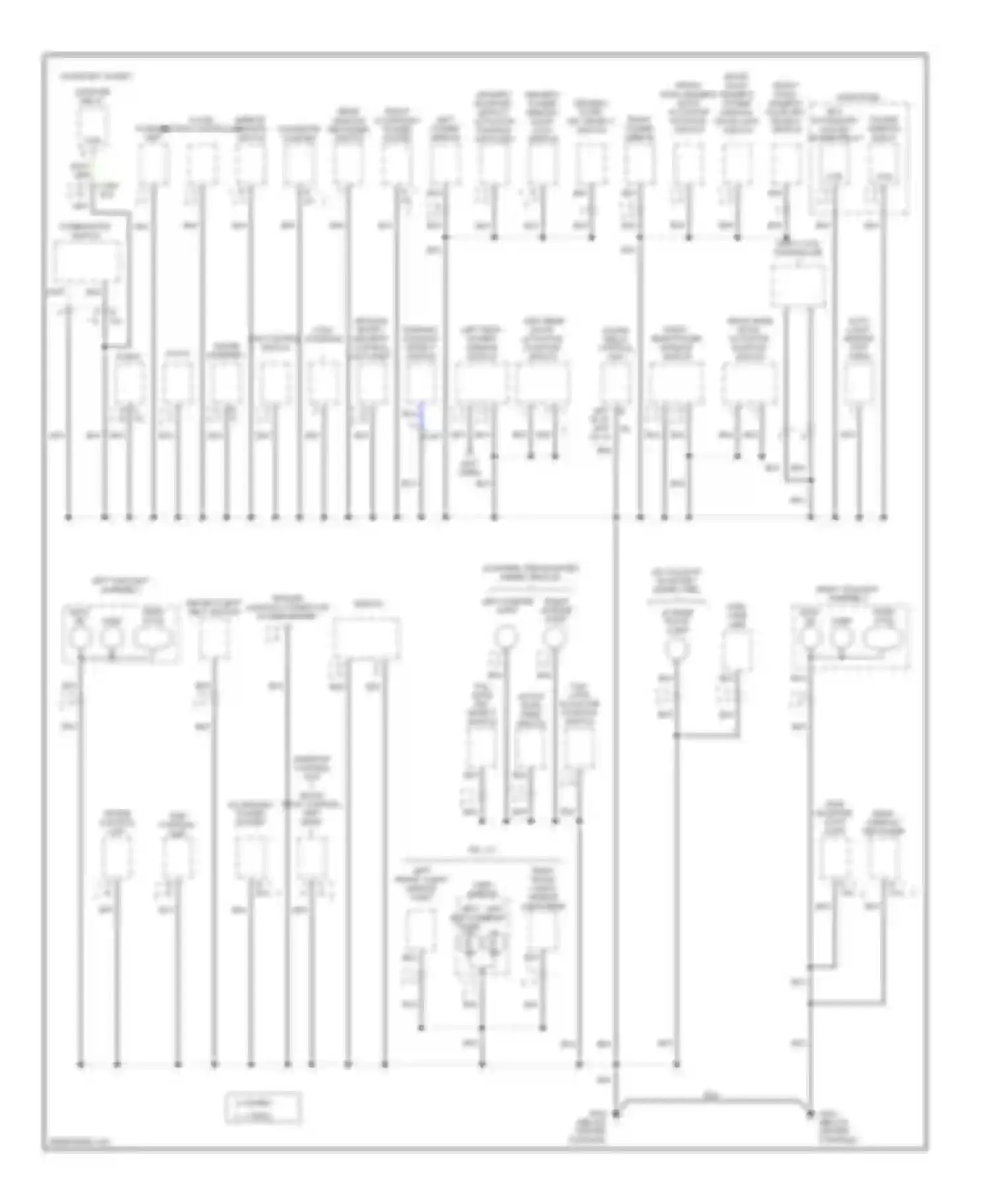 Amigo Isuzu II (1998-2000): Ground distribution circuit (3 of 4)