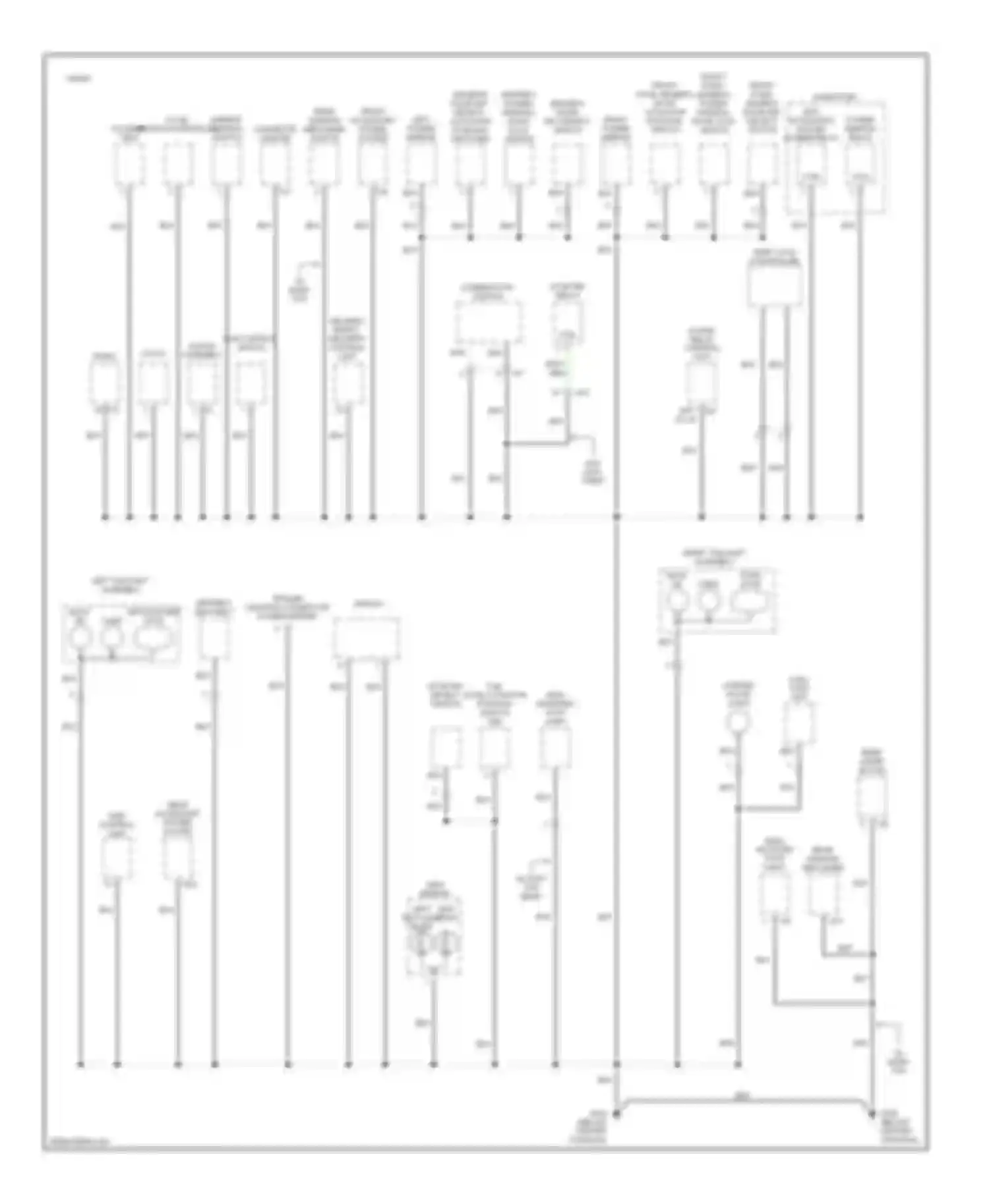 Amigo Isuzu II (1998-2000): Ground distribution circuit (4 of 4)