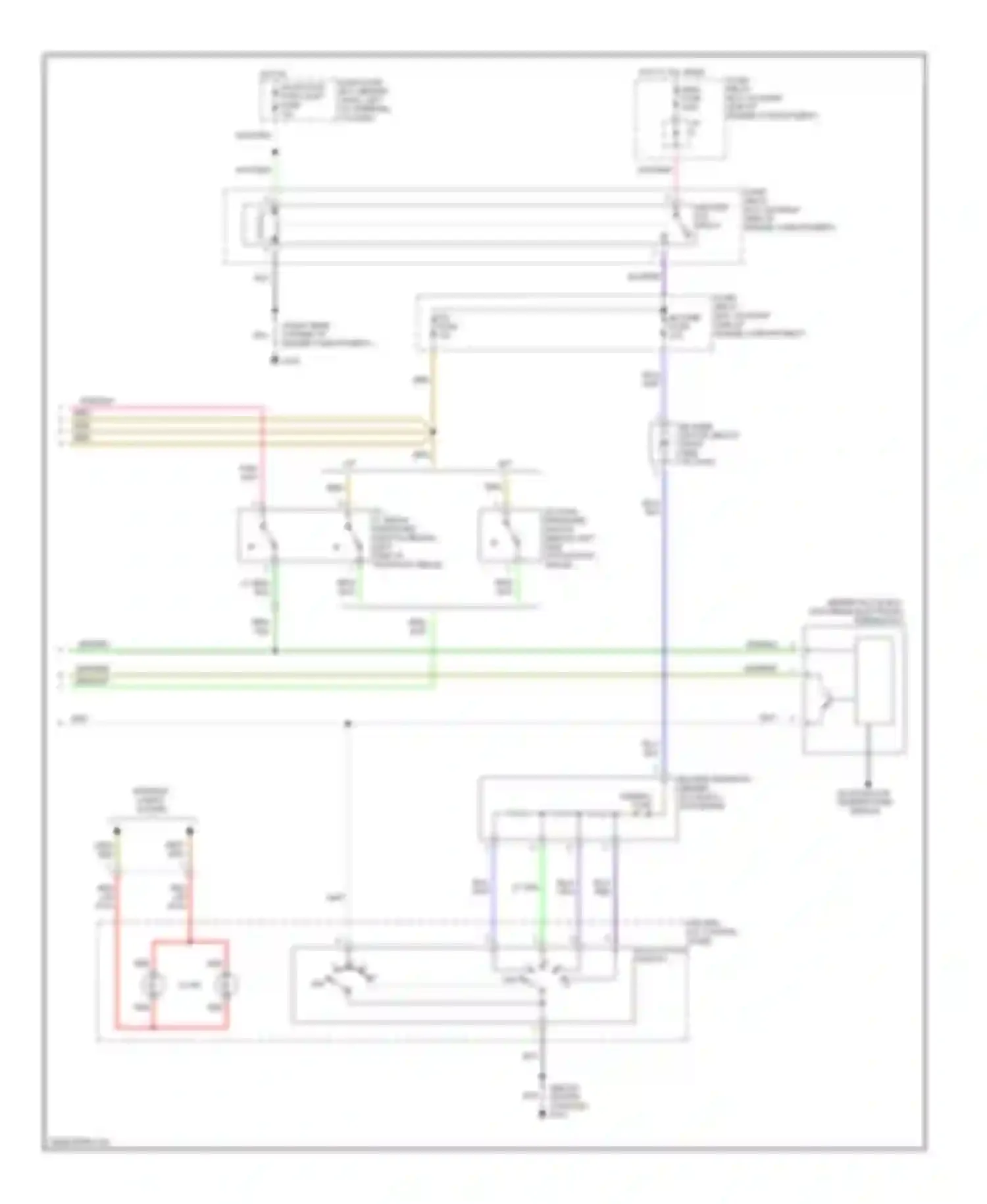 Wiring diagram blk for Isuzu Amigo II (1998-2000) (4 of 57)