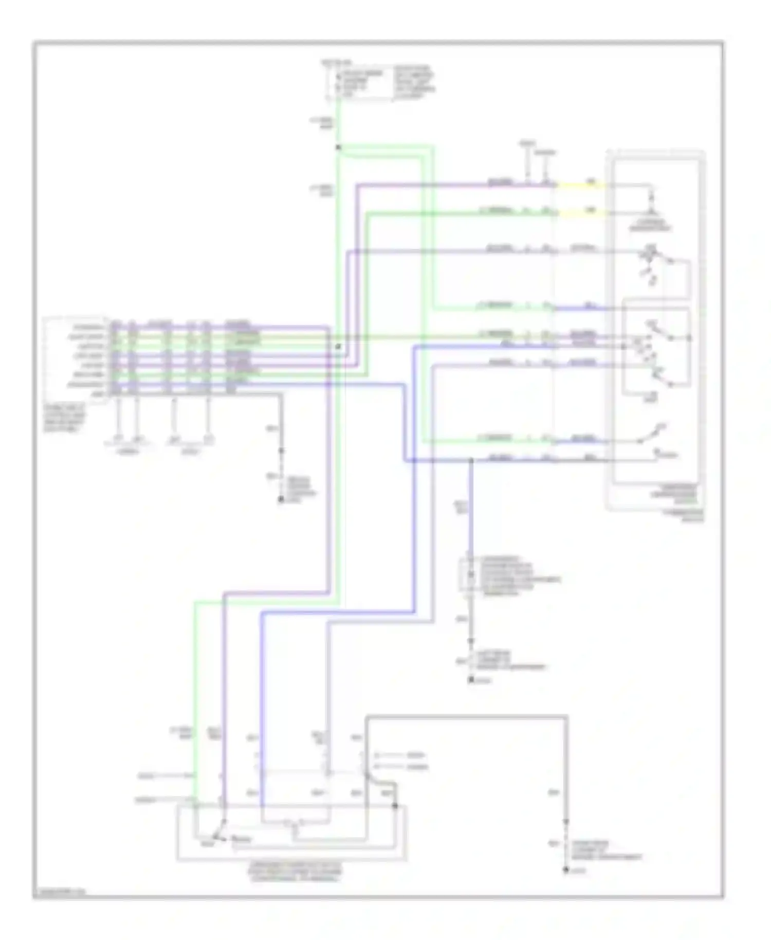 Wiring diagram blu for Isuzu Amigo II (1998-2000) (34 of 38)