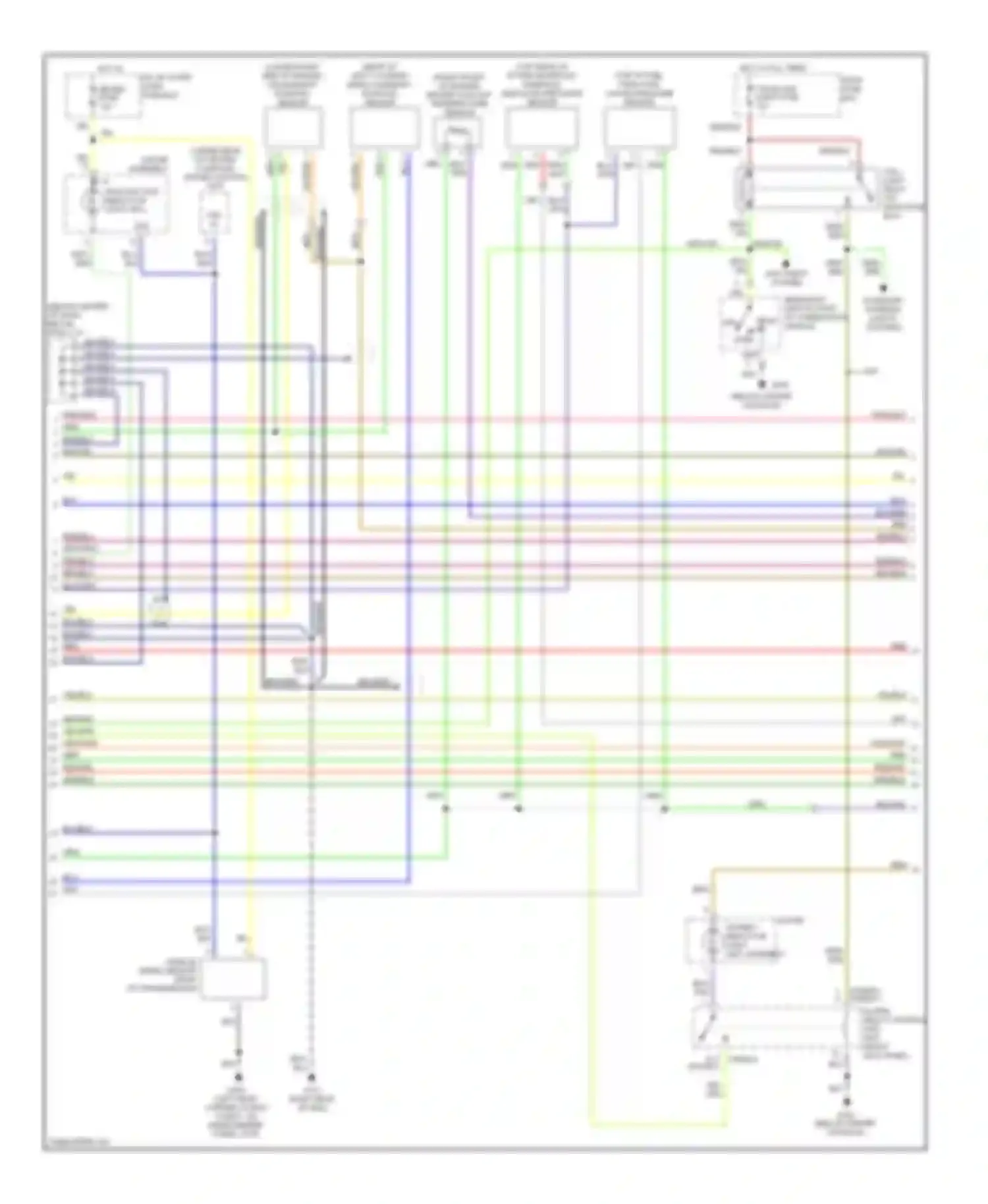Wiring diagram head off for Isuzu Amigo II (1998-2000) (1 of 1)