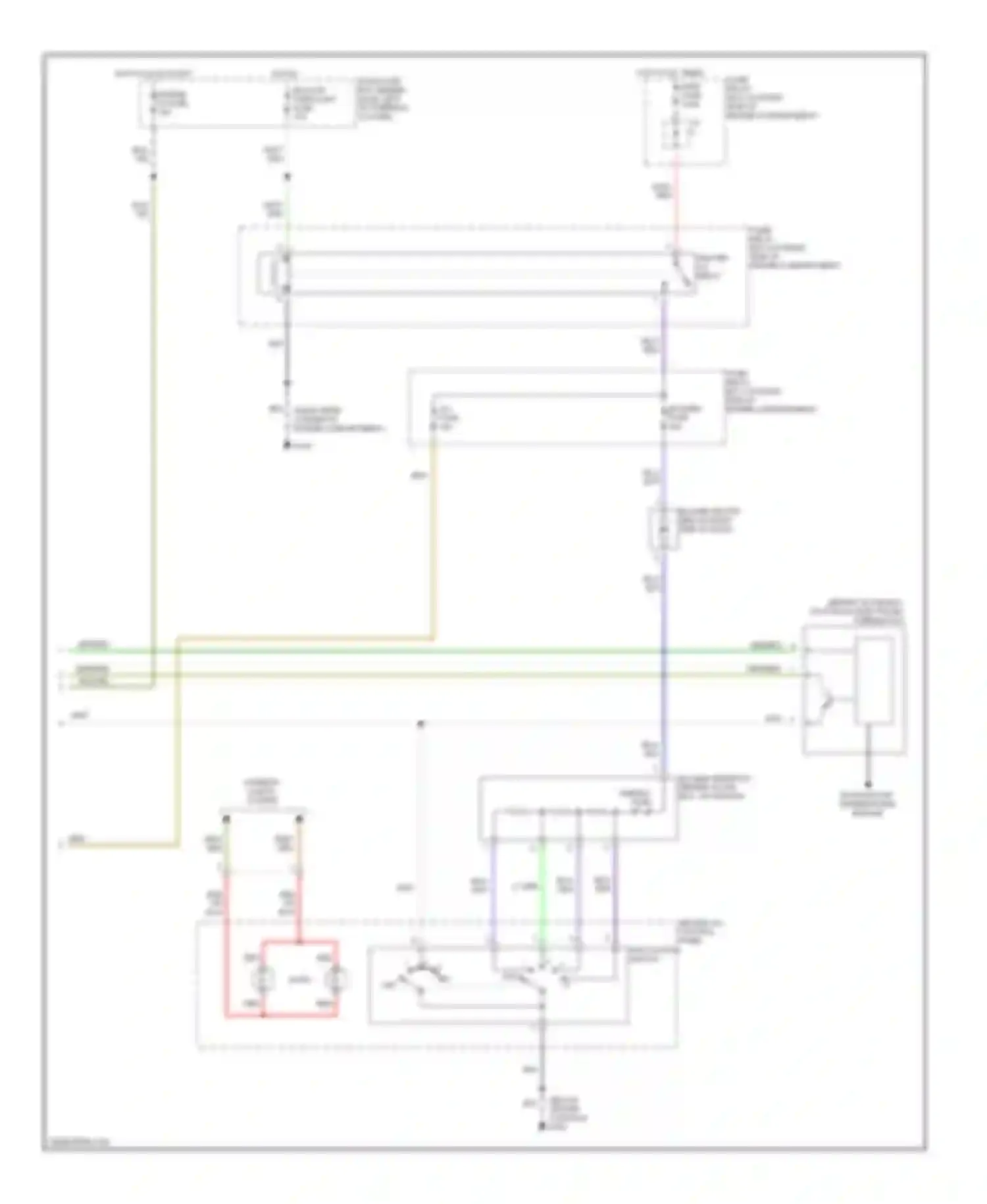 Wiring diagram nca for Isuzu Amigo II (1998-2000) (1 of 7)