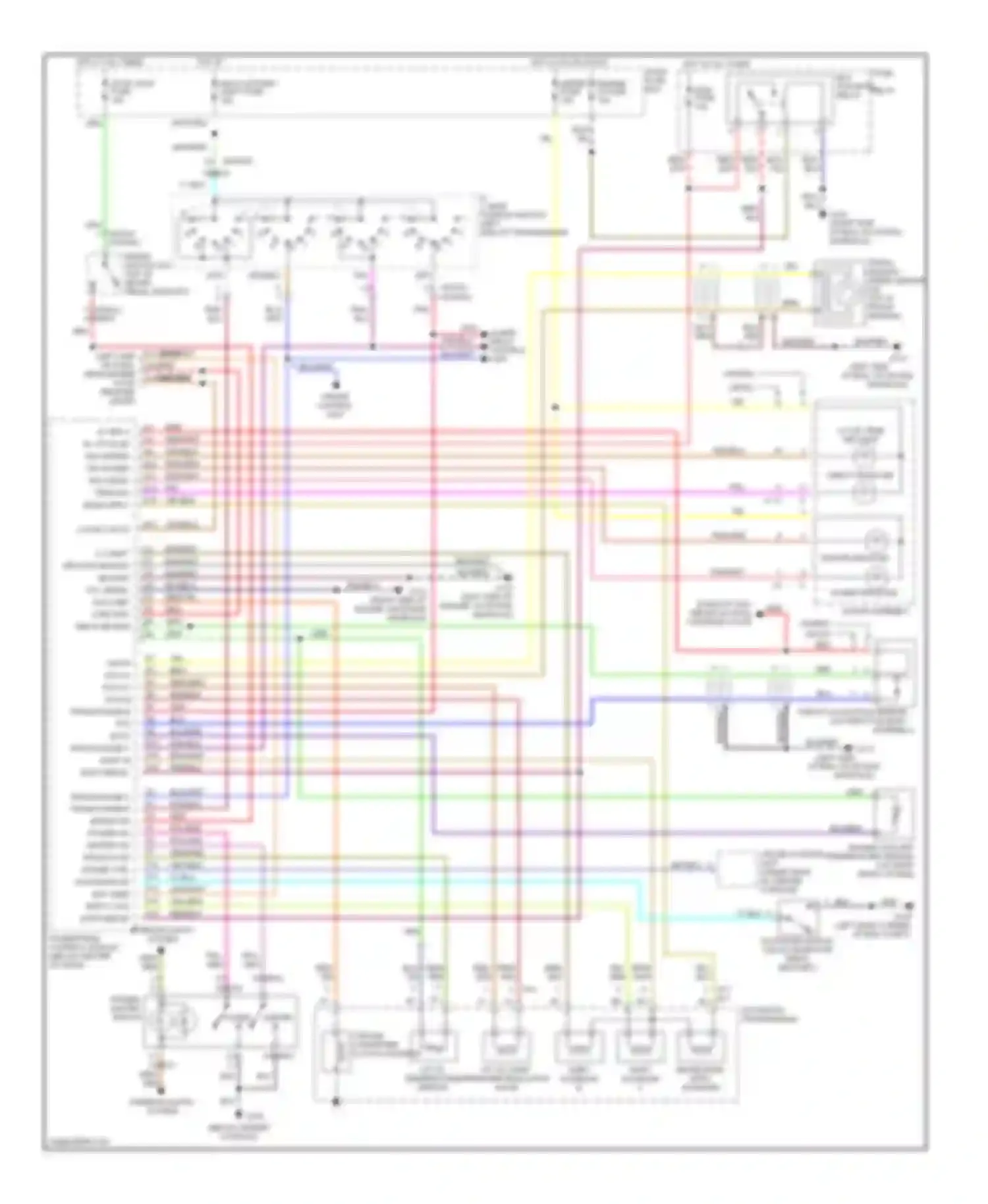Wiring diagram org/wht for Isuzu Amigo II (1998-2000) (1 of 8)
