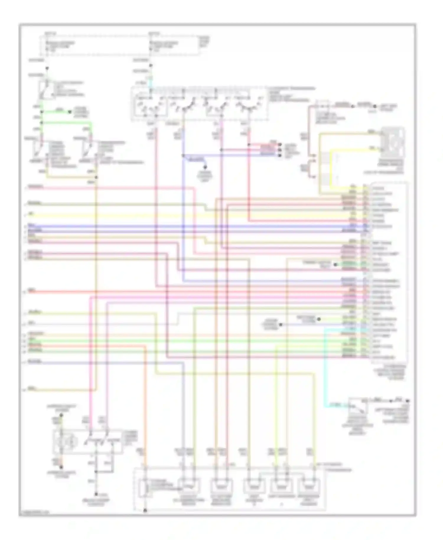 Wiring diagram pnk/blu for Isuzu Amigo II (1998-2000) (7 of 7)