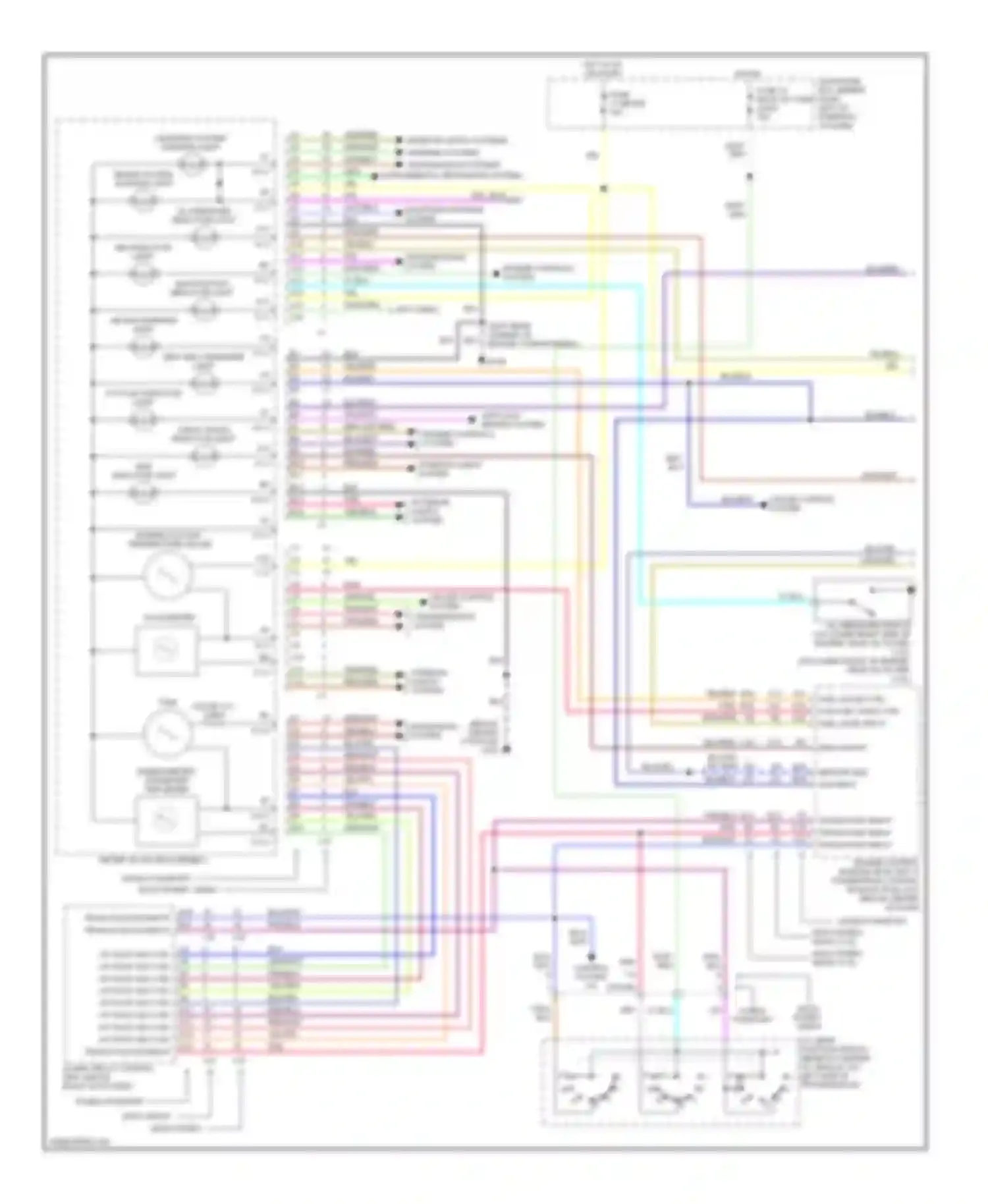 Wiring diagram rpm output for Isuzu Amigo II (1998-2000) (1 of 1)