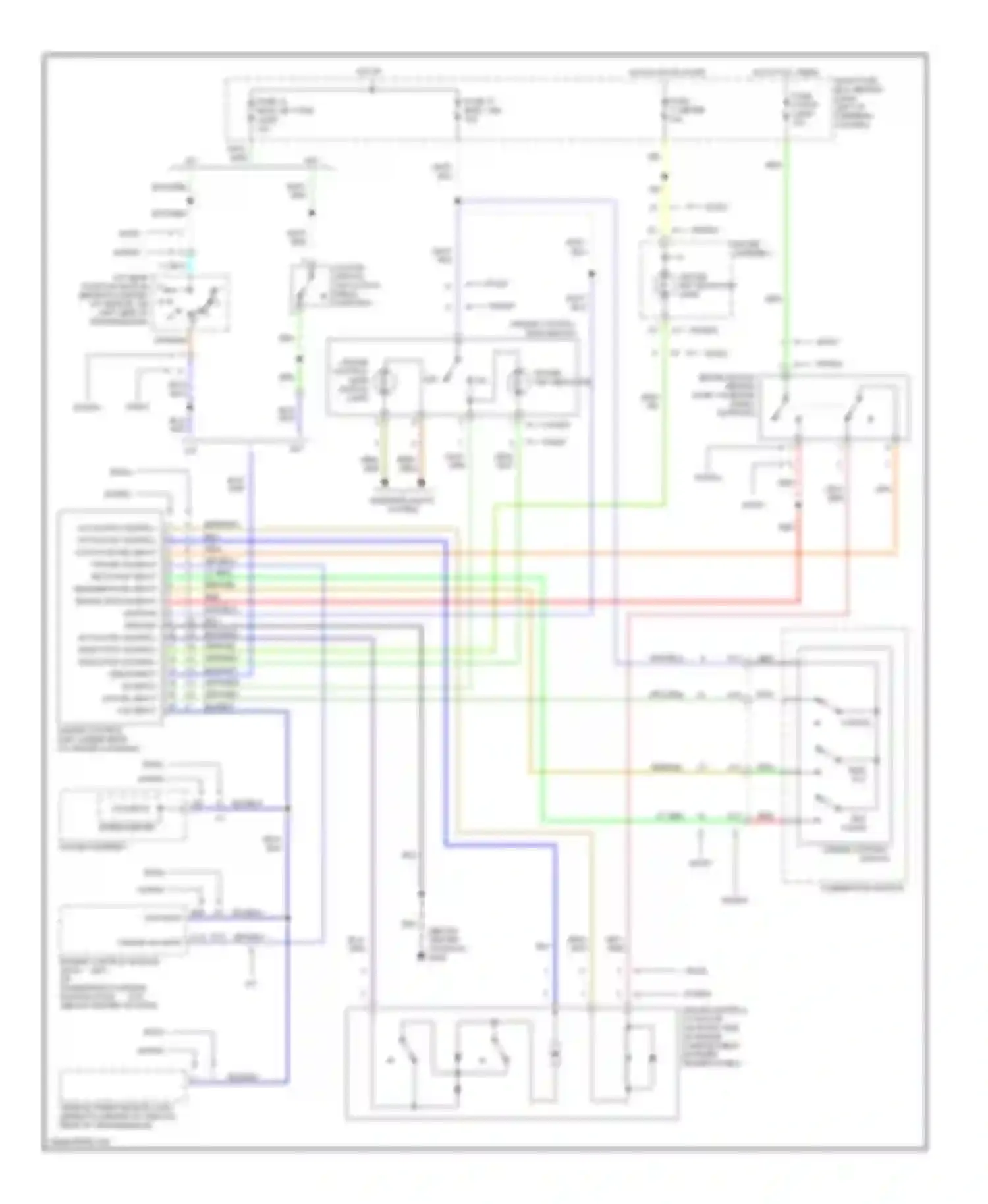 Wiring diagram yel for Isuzu Amigo II (1998-2000) (3 of 42)