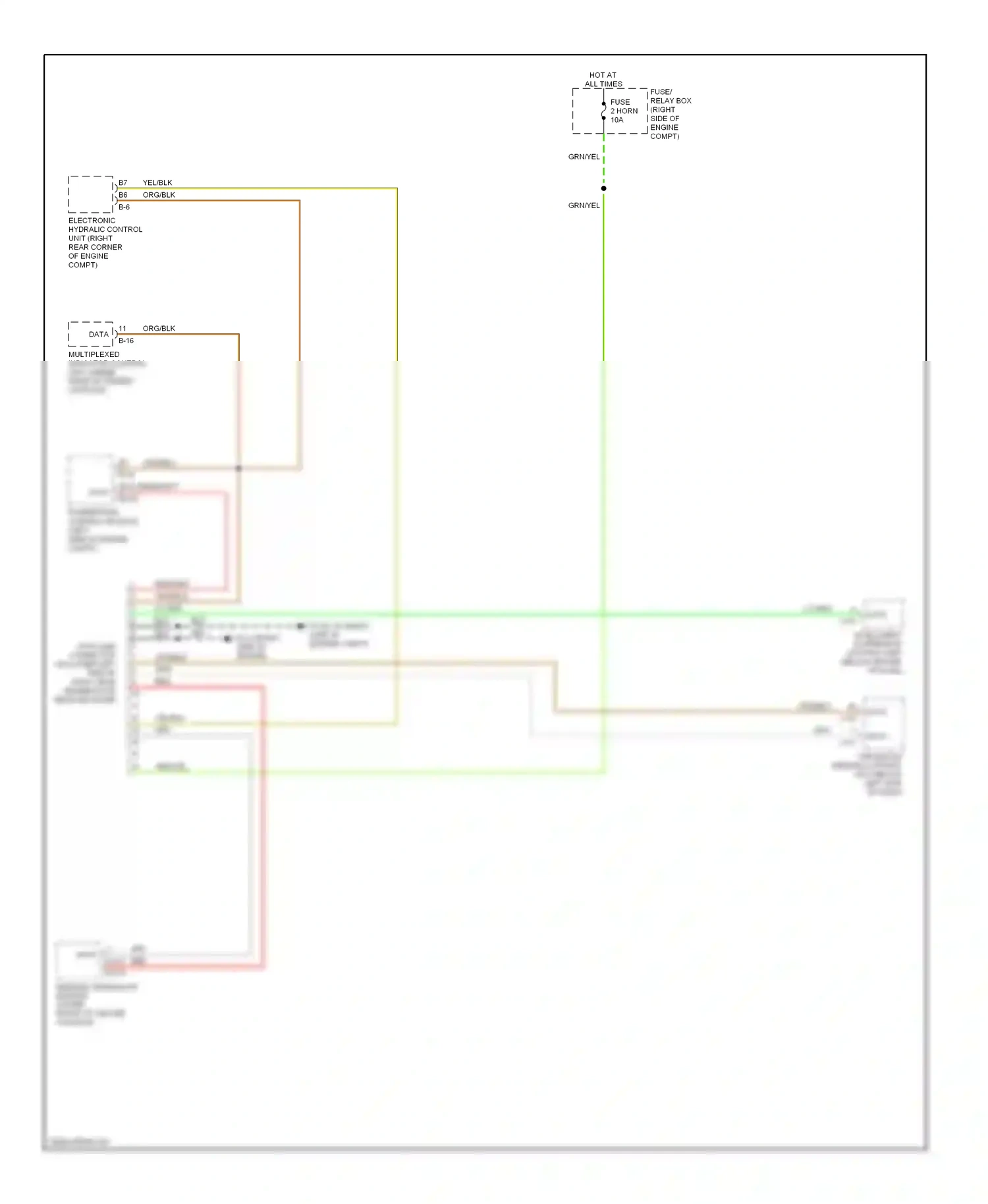Computer data lines — Computer data lines. Isuzu Axiom I (2001-2004)