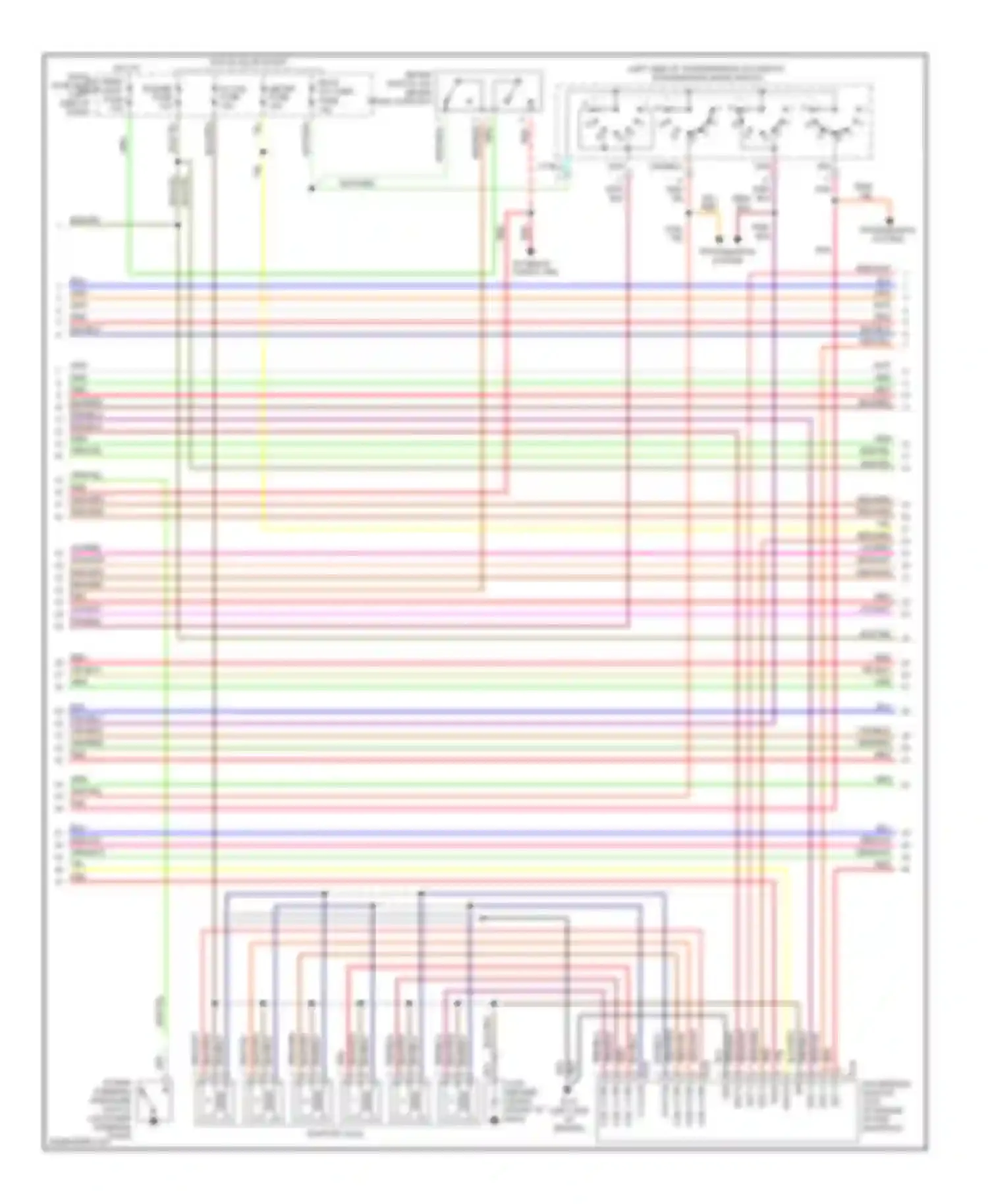 Axiom Isuzu I (2001-2004): Wiring diagram engine performance 3.5ls (2 of 4)