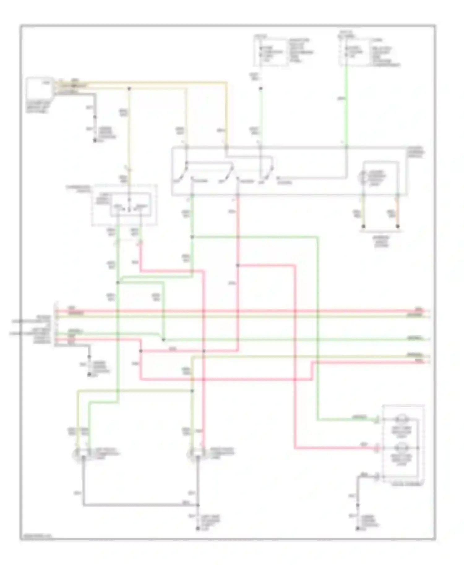 Axiom Isuzu I (2001-2004): Exterior lamps circuit (1 of 2)