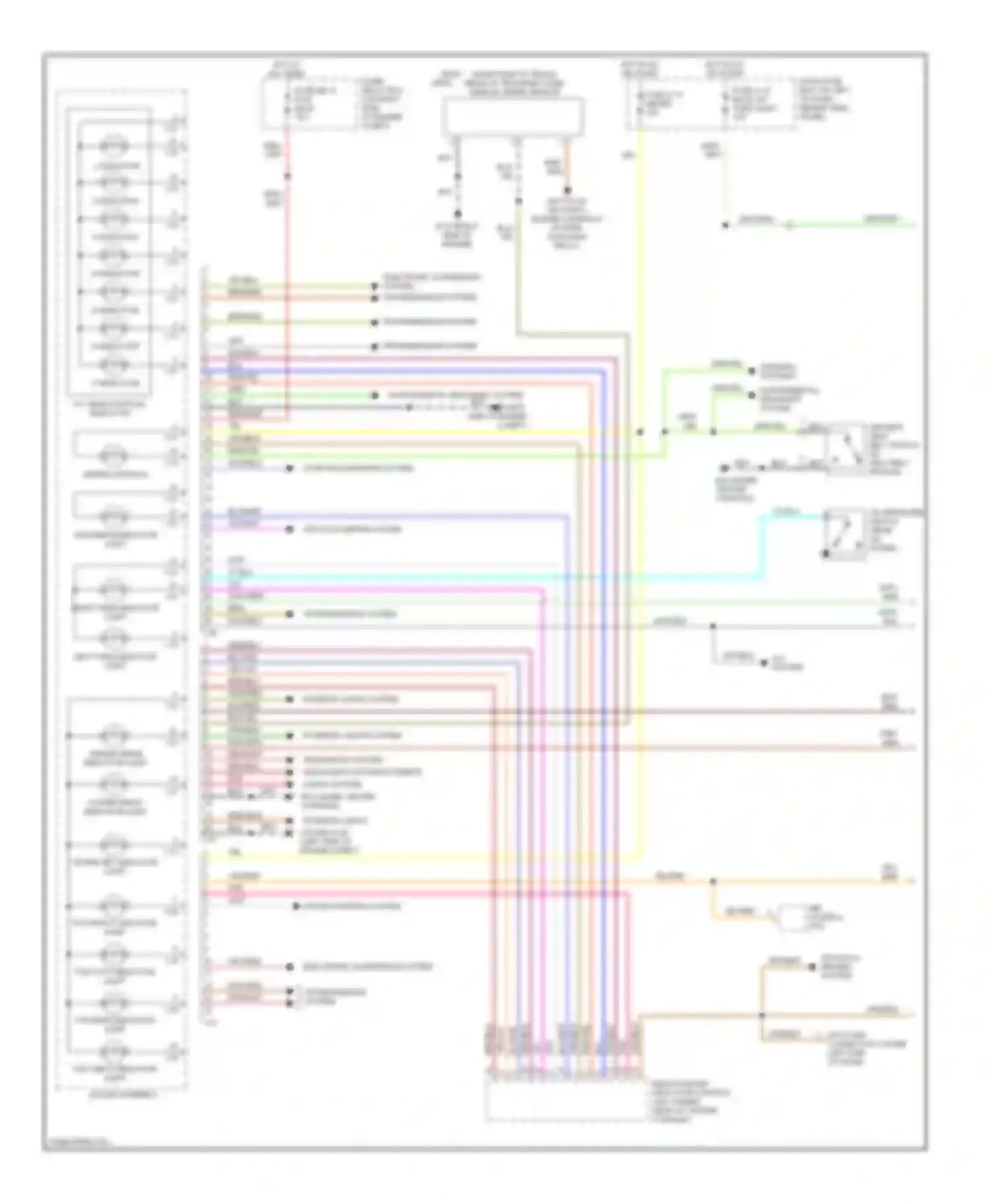 Axiom Isuzu I (2001-2004): Instrument cluster circuit (1 of 2)
