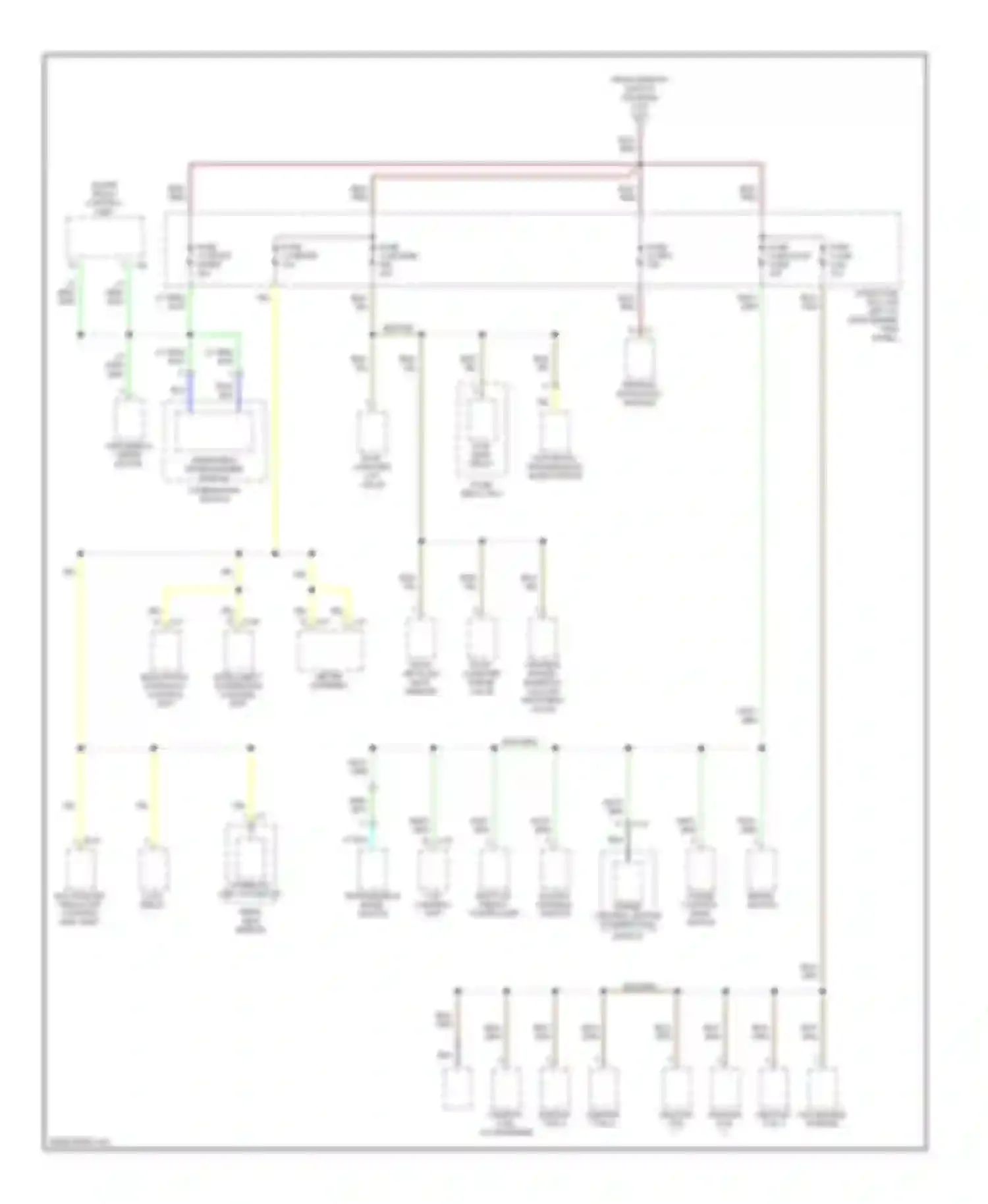 Axiom Isuzu I (2001-2004): Power distribution circuit (3 of 3)