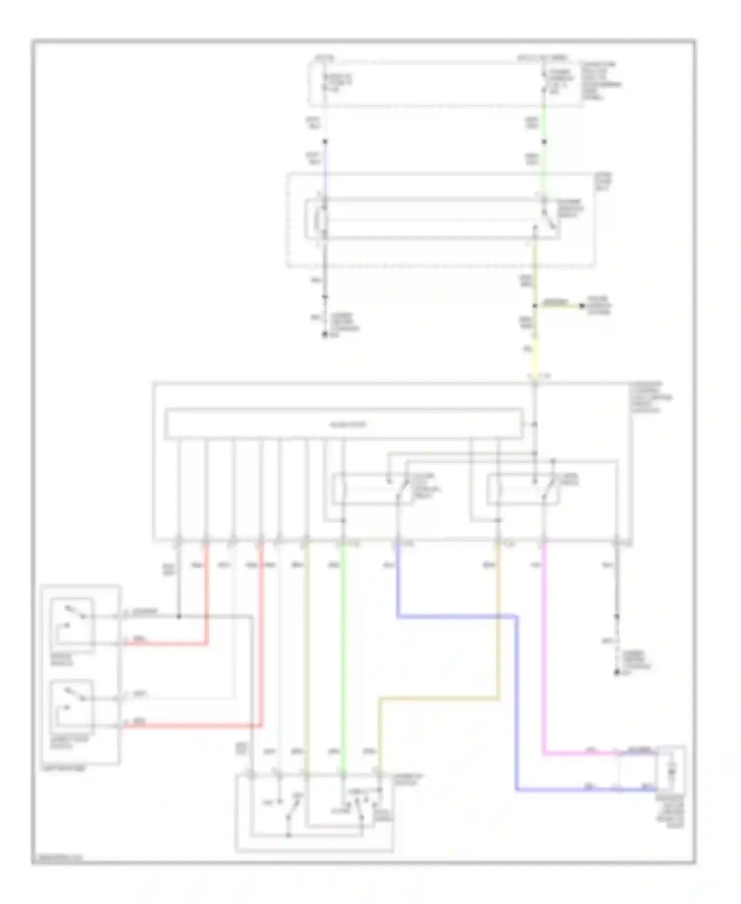 Axiom Isuzu I (2001-2004): Power top/sunroof circuits