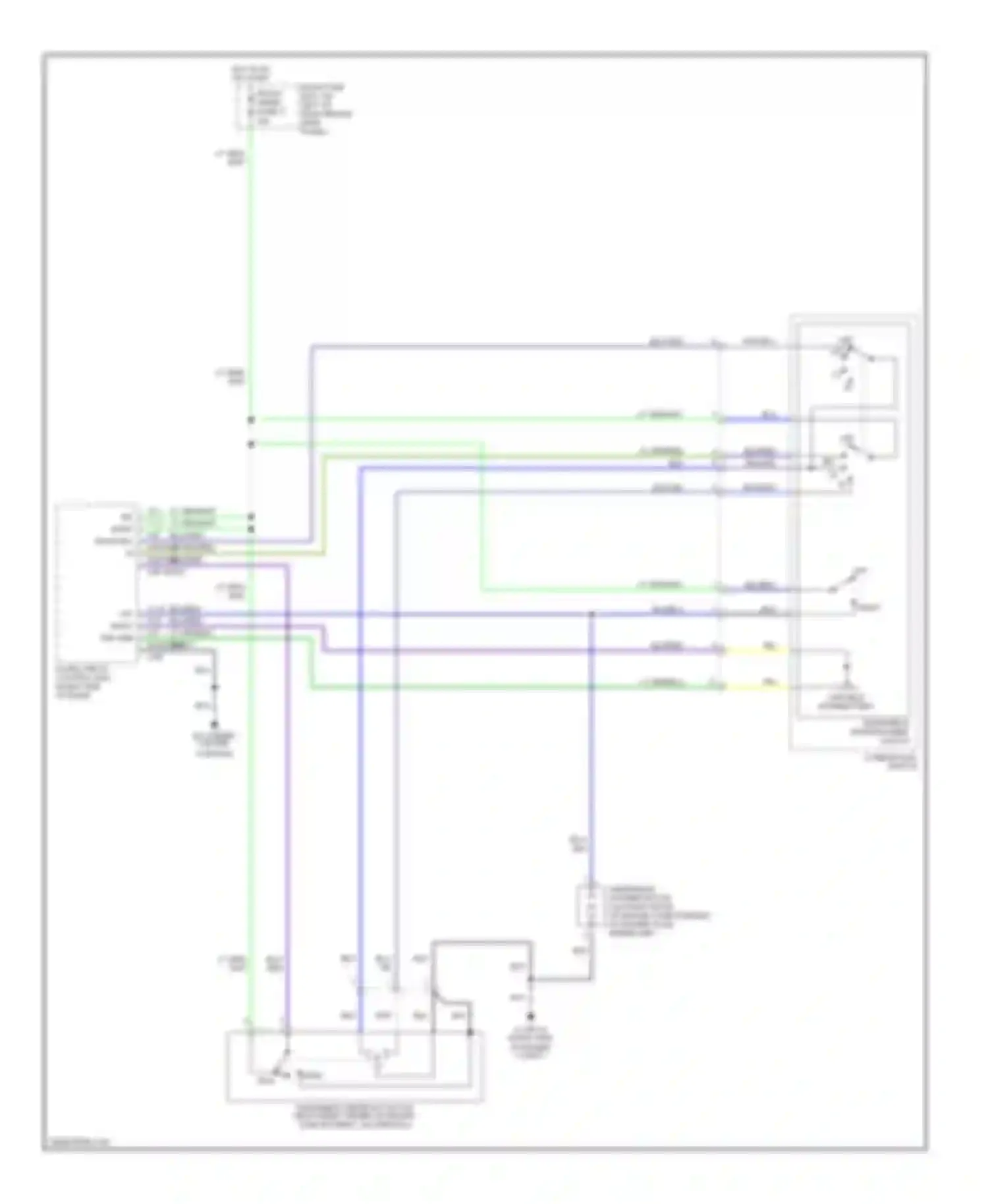 Axiom Isuzu I (2001-2004): Front wiper/washer circuit