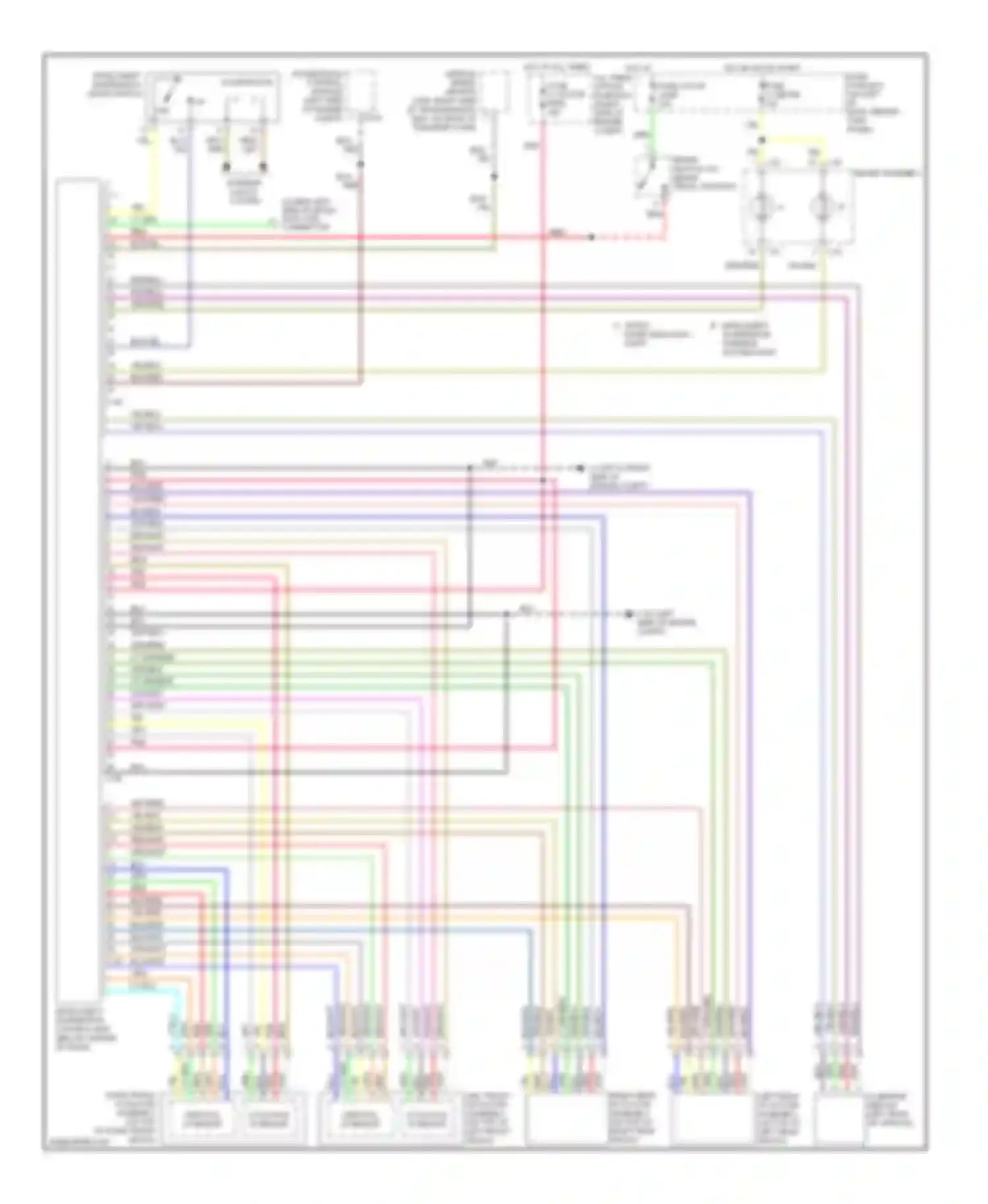 Wiring diagram blk/wht for Isuzu Axiom I (2001-2004) (4 of 8)