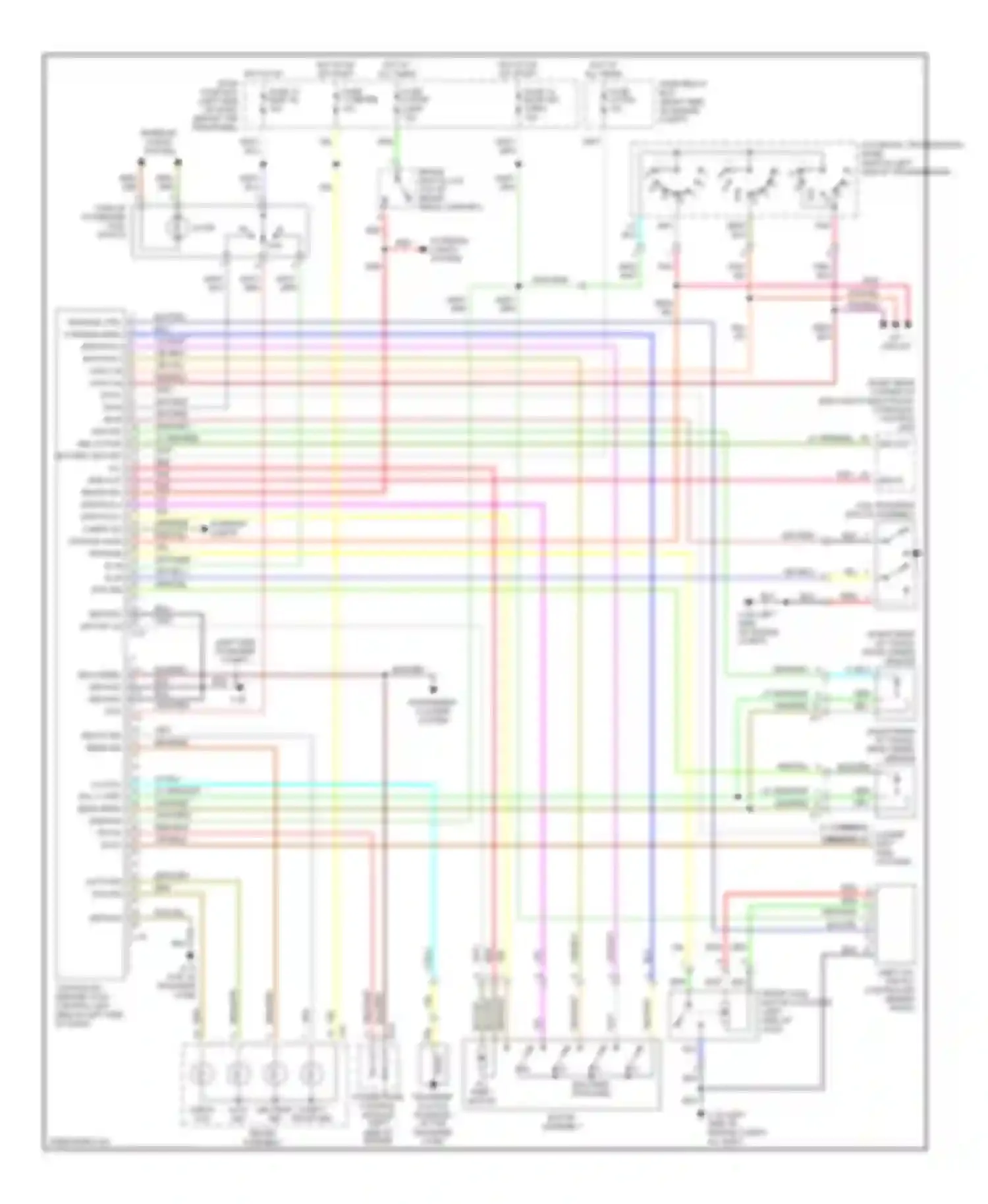 Wiring diagram check tod ind rear ind auto ind for Isuzu Axiom I (2001-2004) (1 of 1)